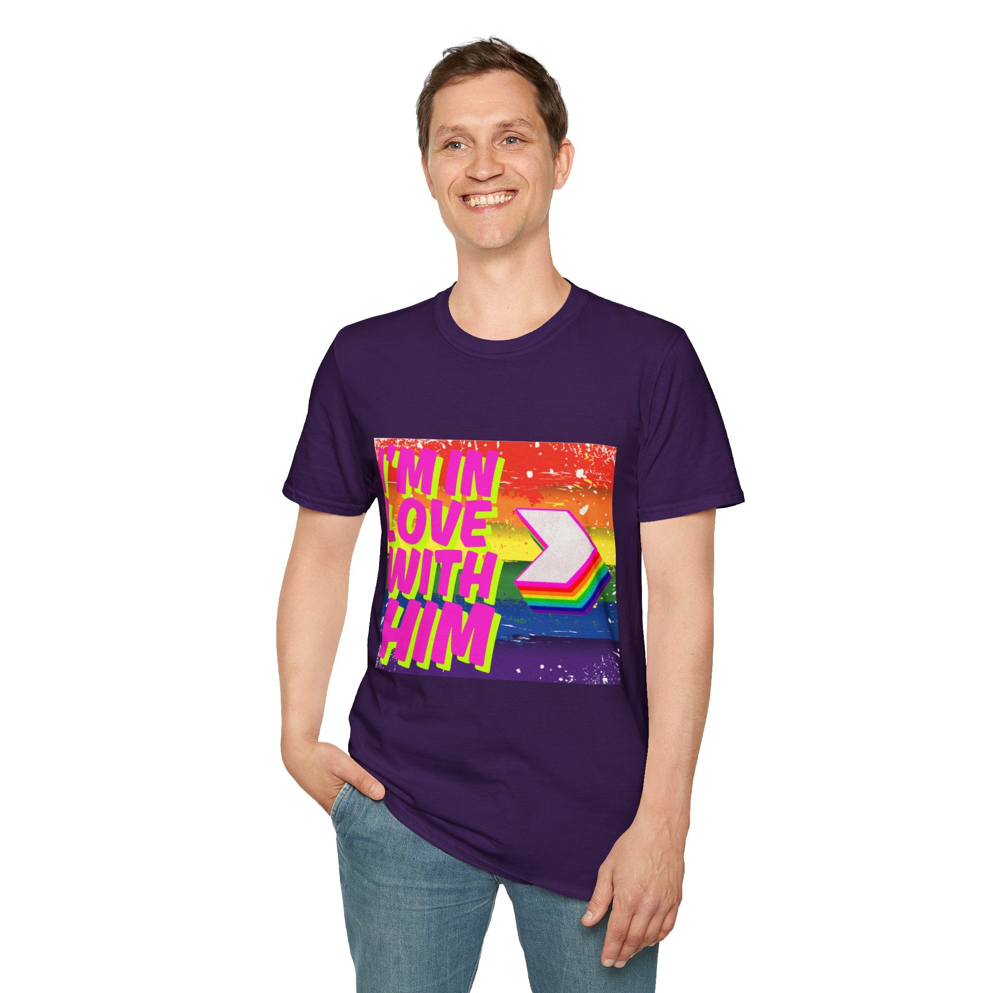 I'm In Love With Him Unisex Softstyle T-Shirt