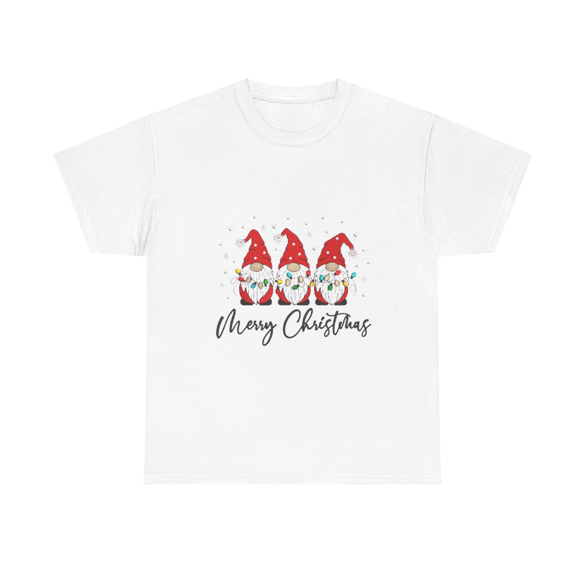 Merry Christmas Gnome Unisex Heavy Cotton T-Shirt
