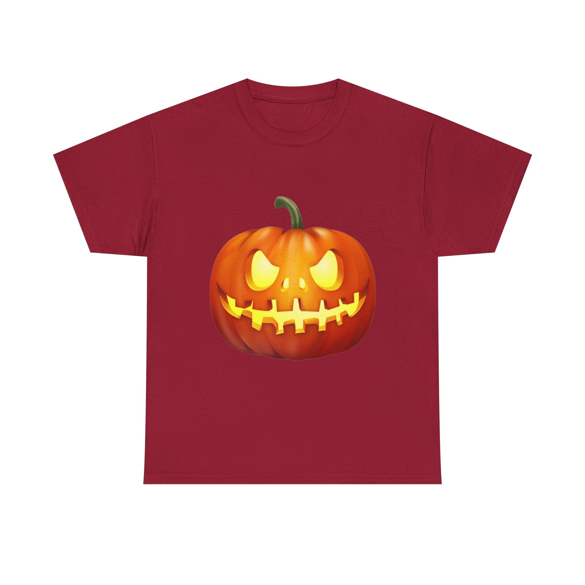 Halloween Pumpkin Unisex Heavy Cotton T-Shirt