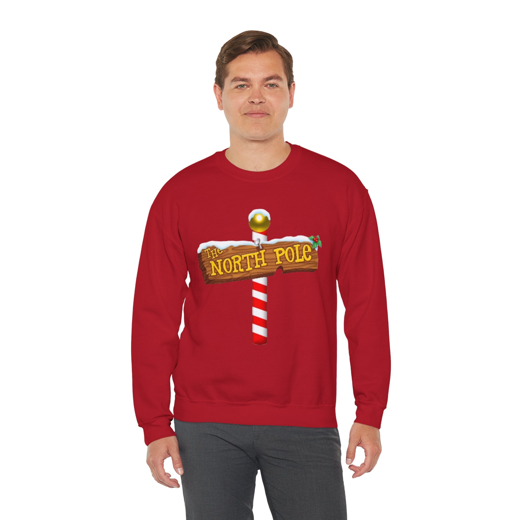 North Pole Unisex Heavy Blend™ Crewneck Sweatshirt