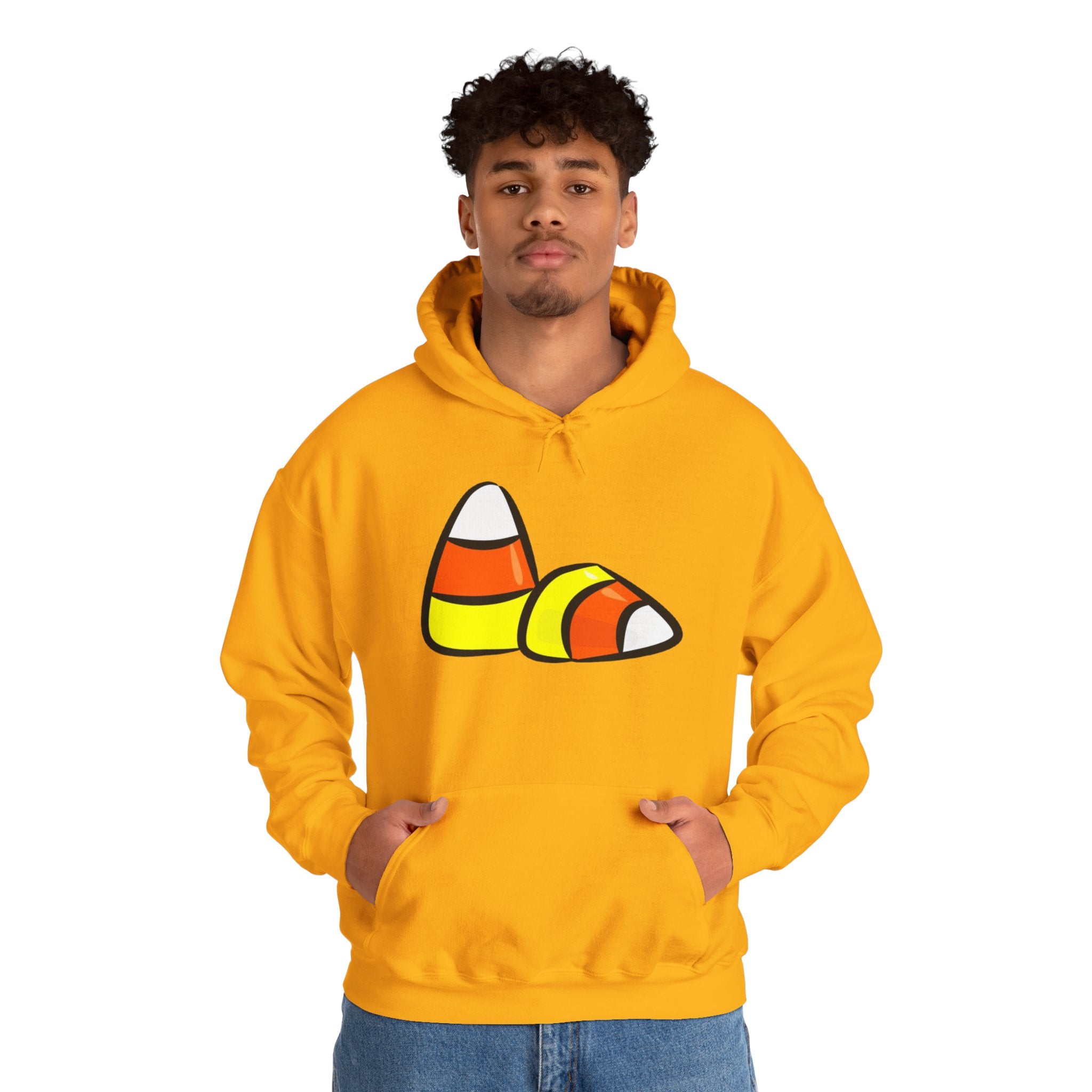 Halloween Candy Corn Unisex Heavy Blend™ Hooded Sweatshirt
