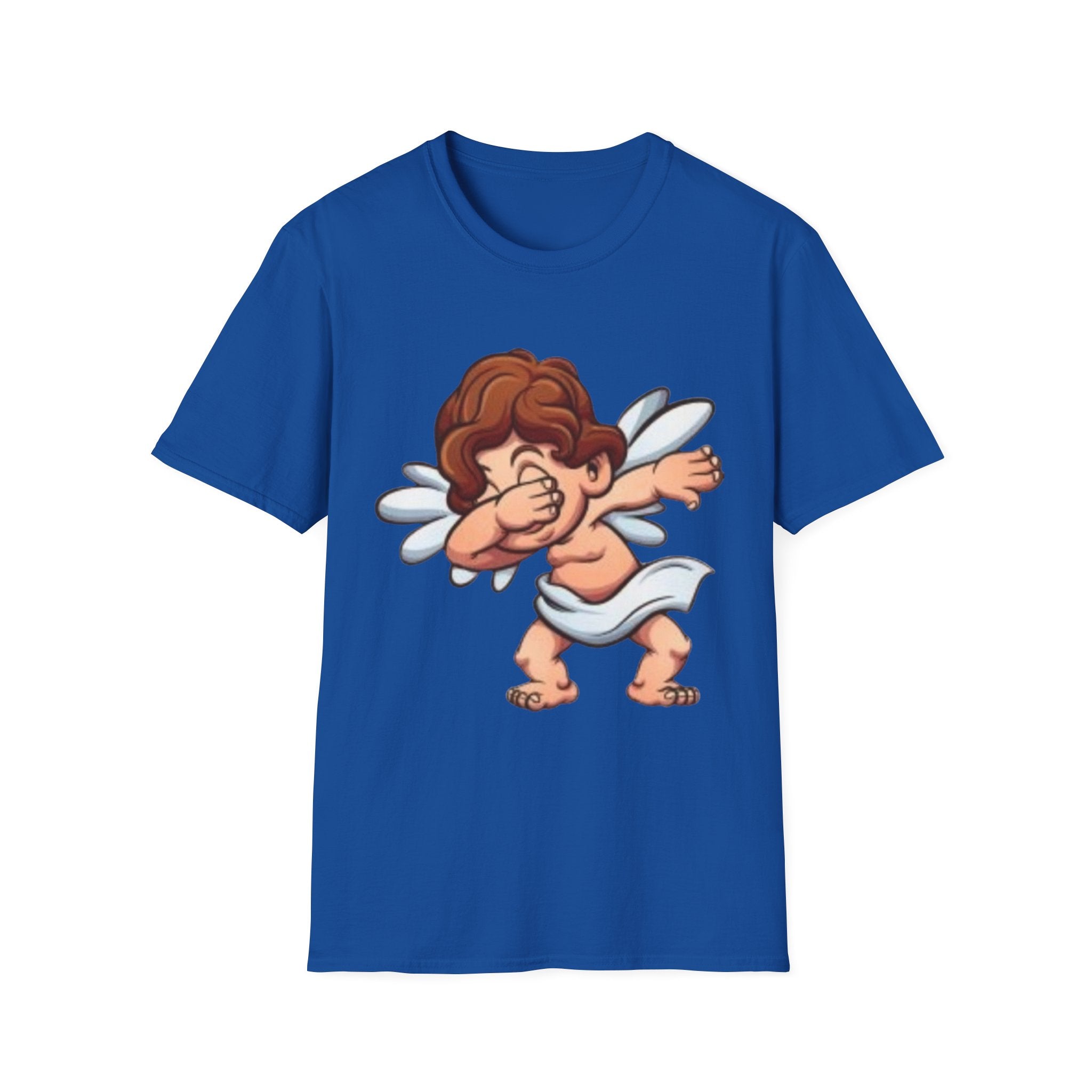Dabbing Double Sided Angel & Devil Unisex Softstyle T-Shirt