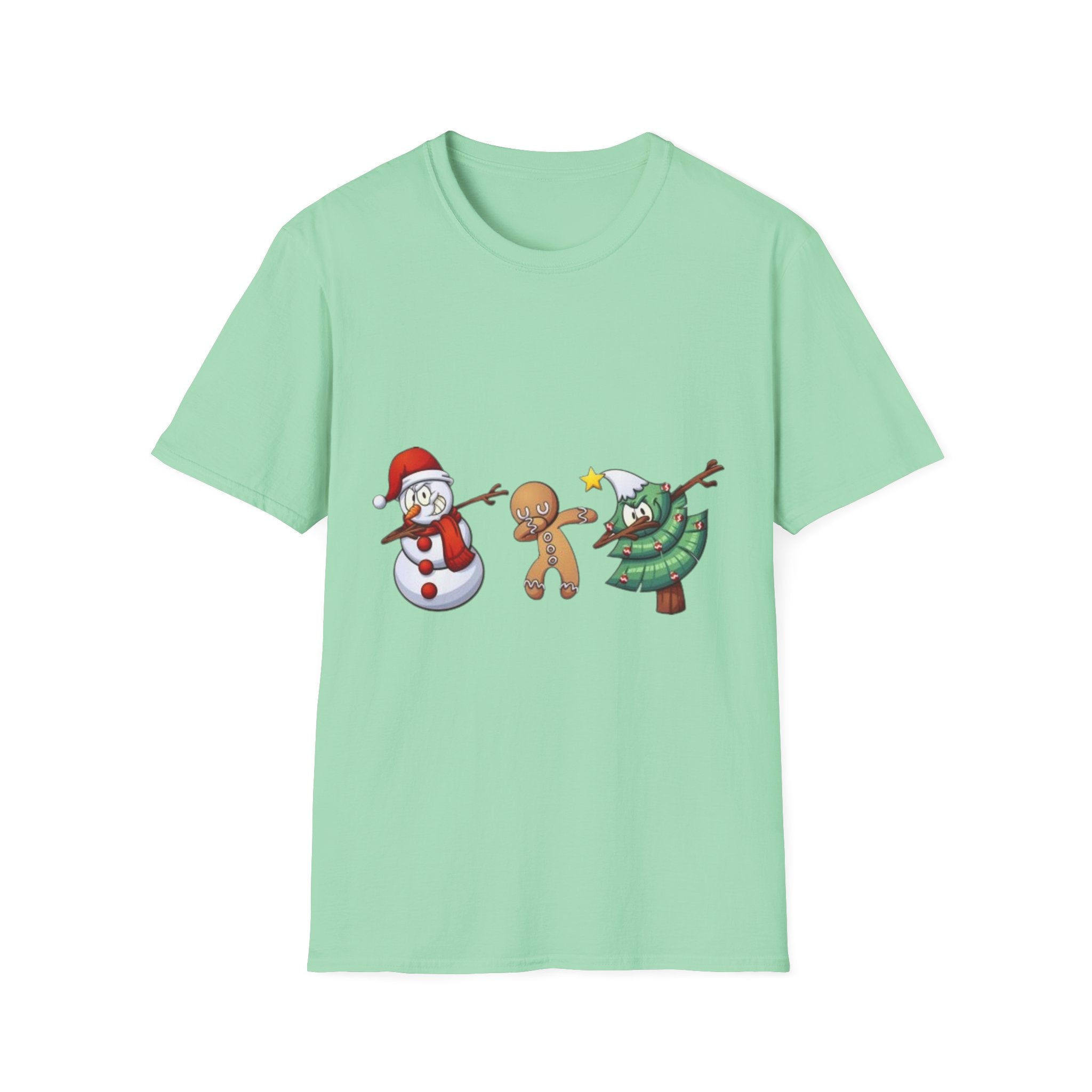 Christmas Dabbing Unisex Softstyle T-Shirt