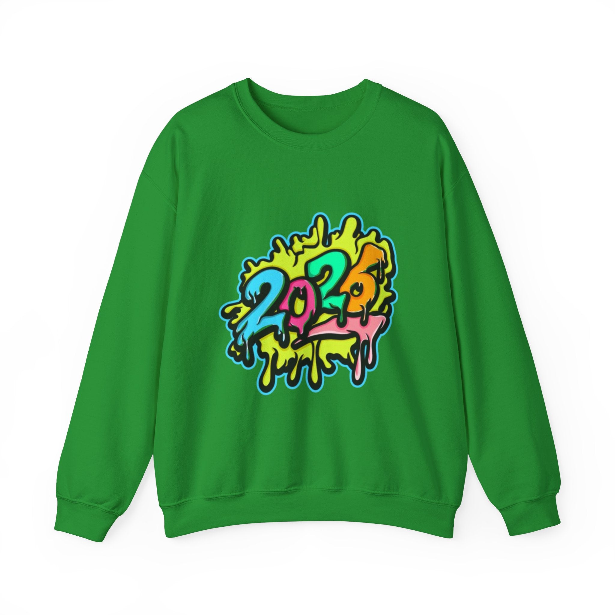 2026 Colorful Drip Design Unisex Sweatshirt