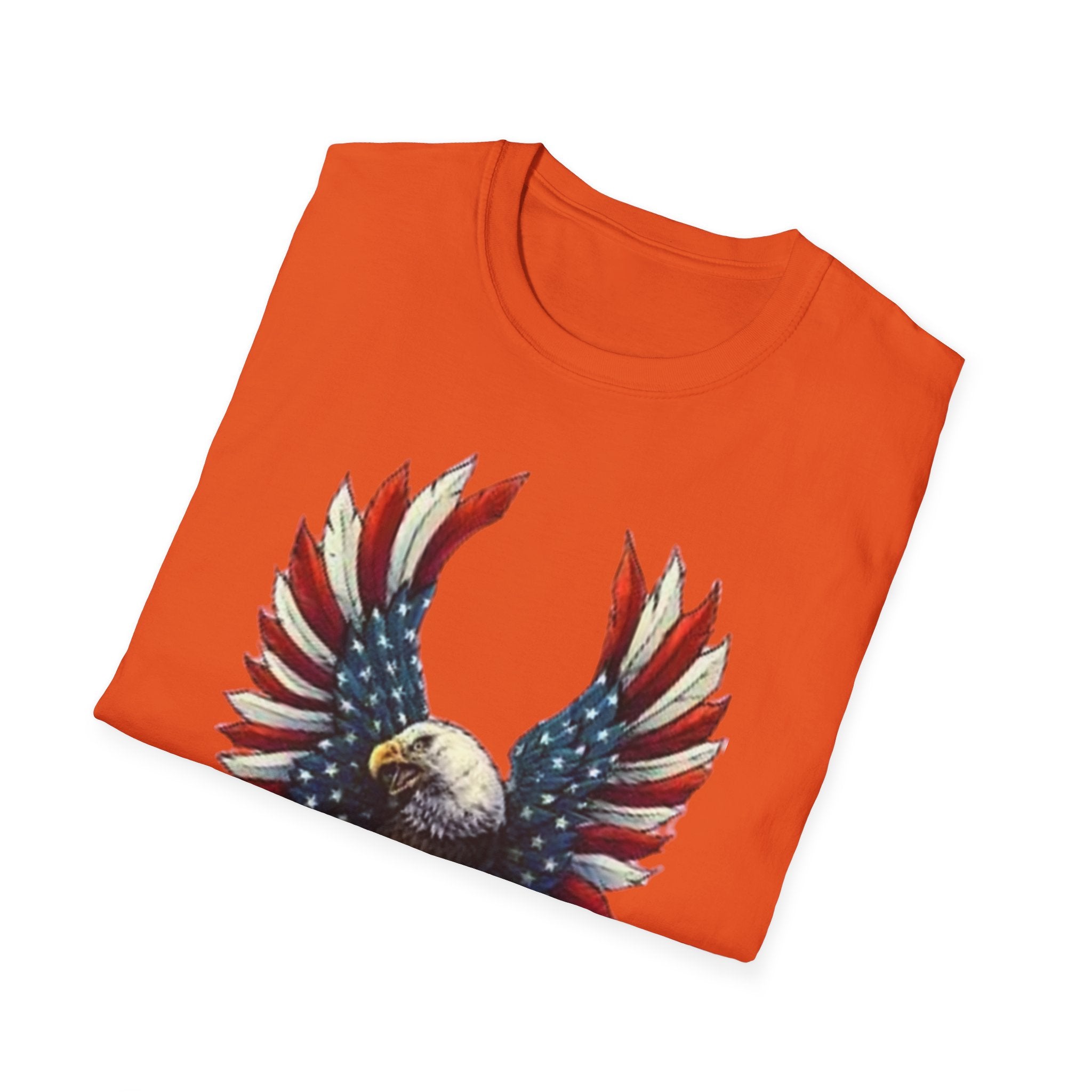Patriotic Eagle Unisex Softstyle T-Shirt