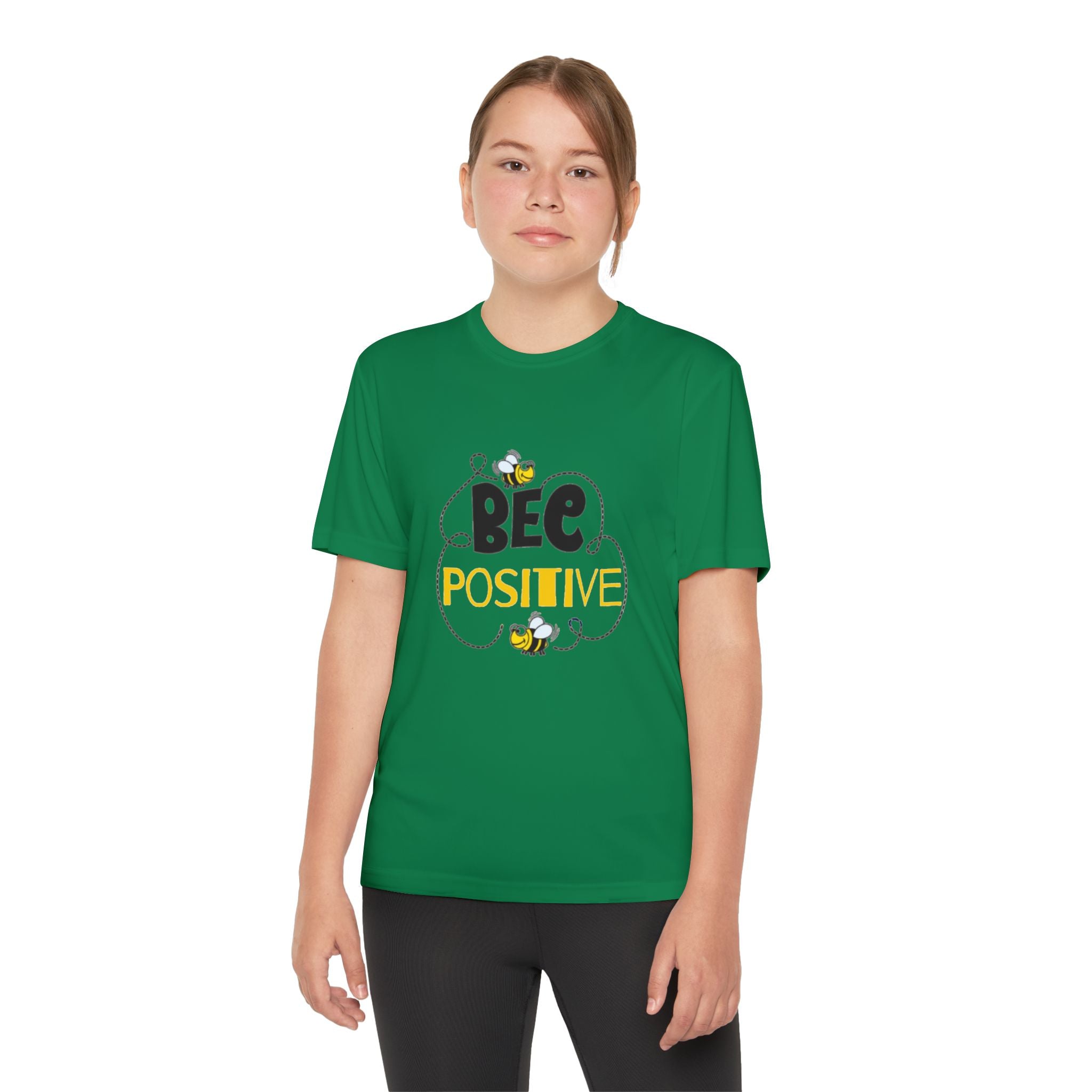 Bee Positive Youth Short Sleeve Competitor T-Shirt