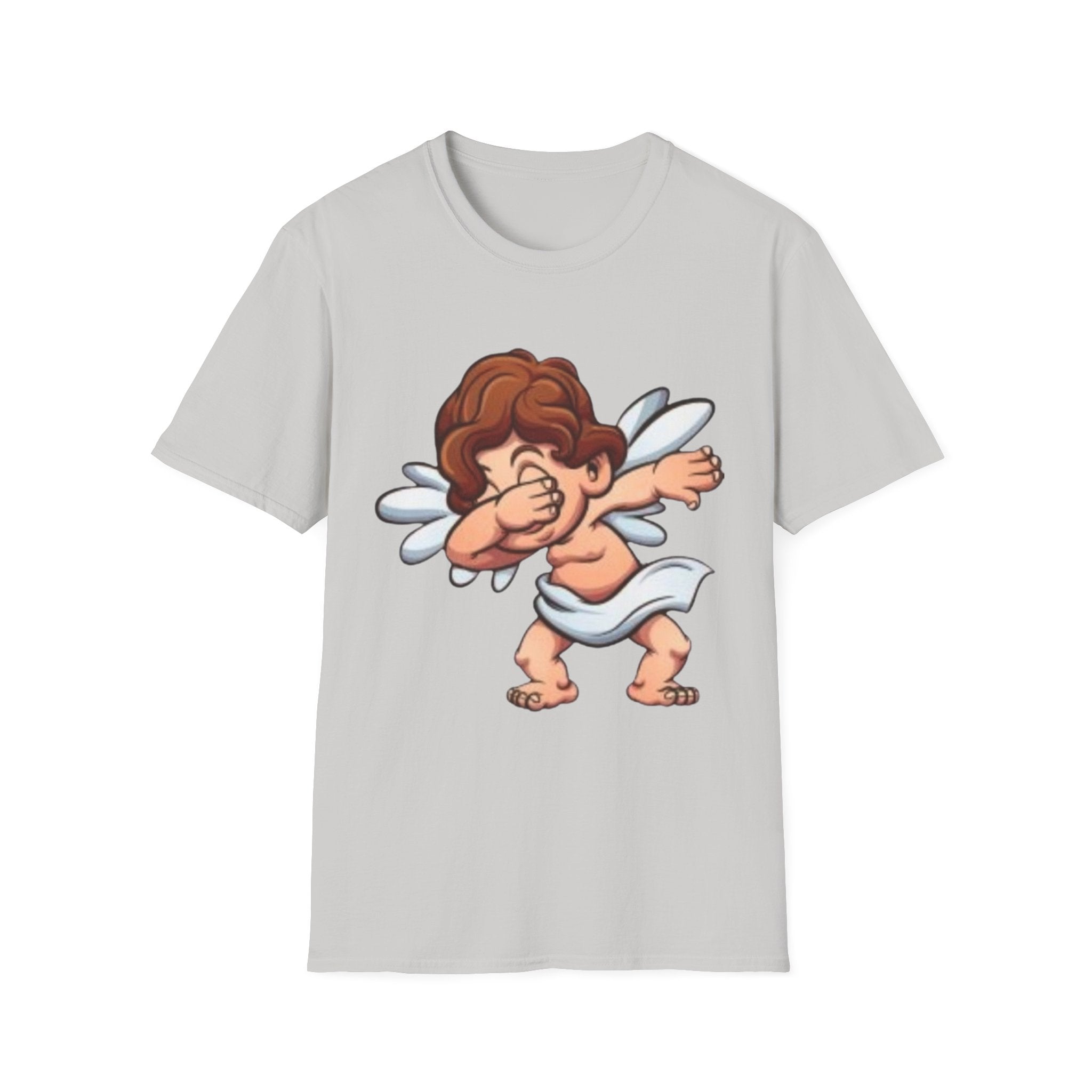 Dabbing Double Sided Angel & Devil Unisex Softstyle T-Shirt