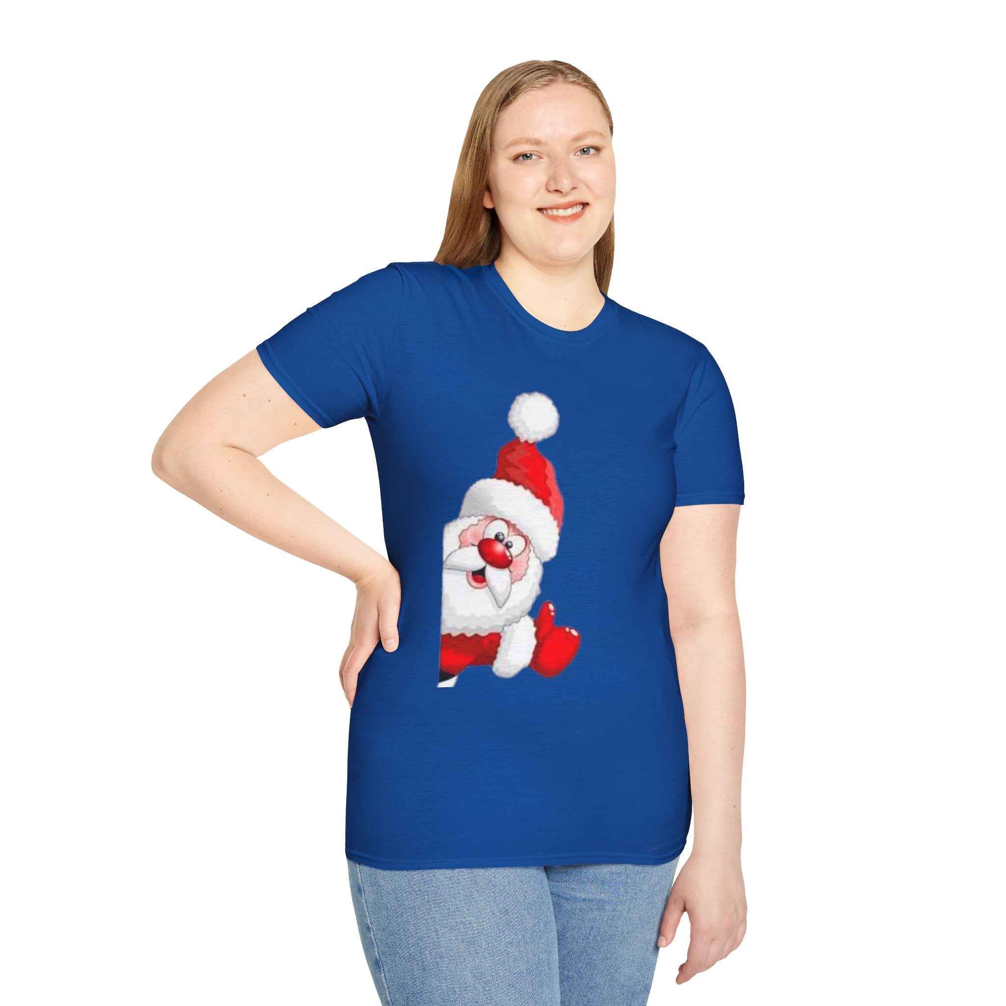Festive Santa Unisex Softstyle T-Shirt