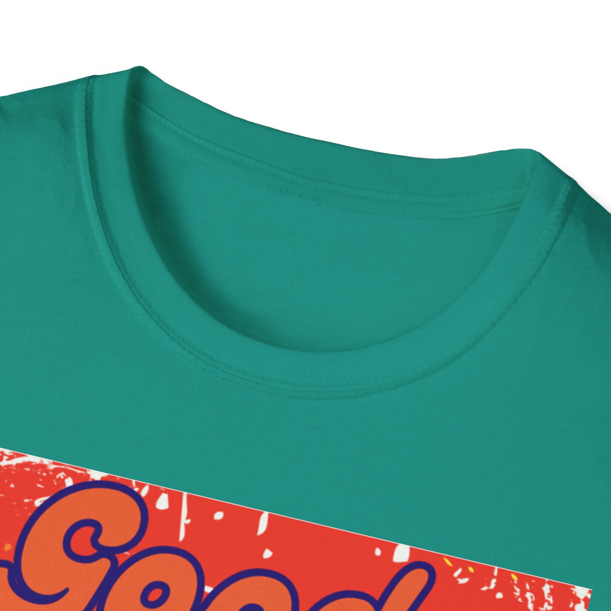 Good Vibes Only Orange Unisex Softstyle T-Shirt