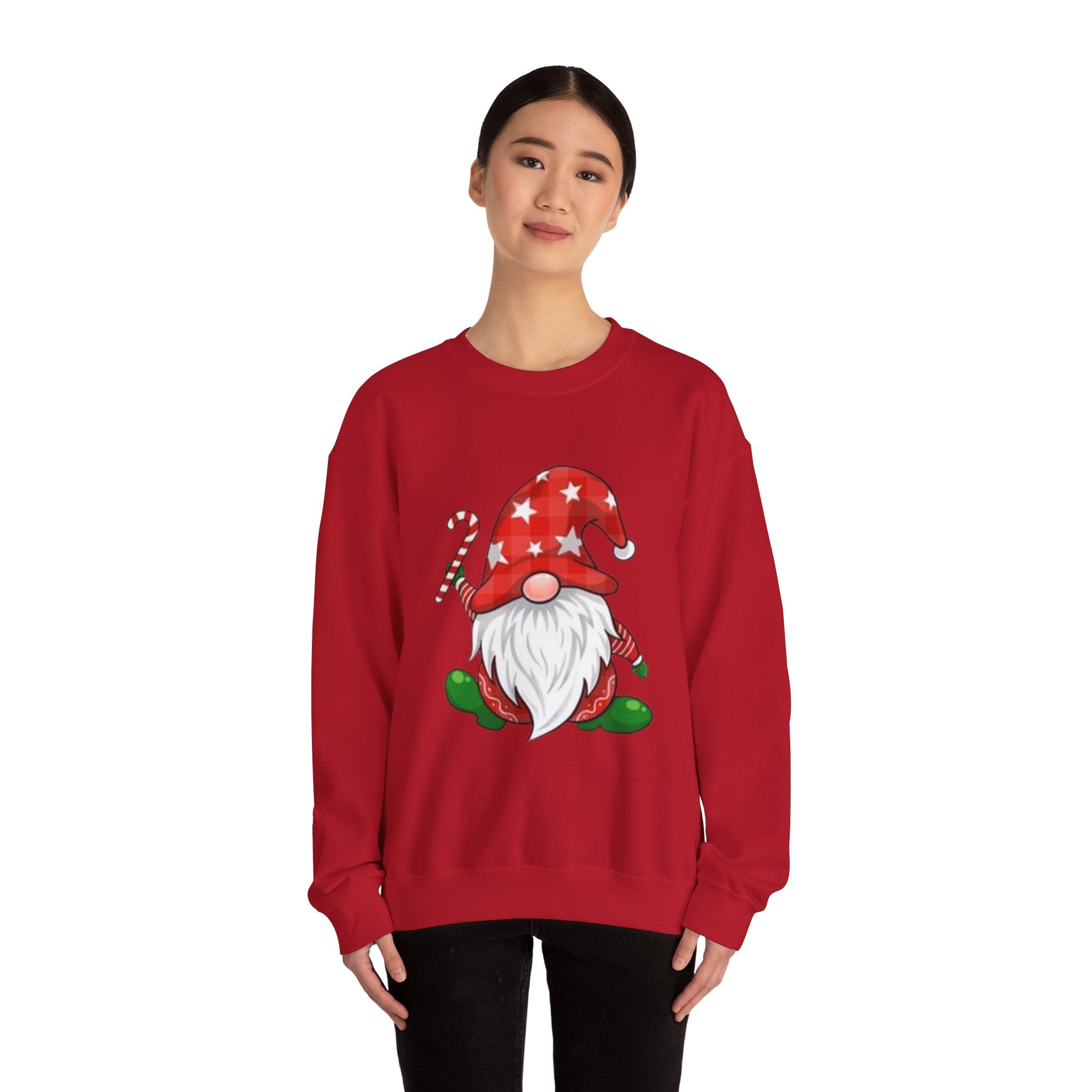 Christmas Holiday Gnome Unisex Heavy Blend™ Crewneck Sweatshirt