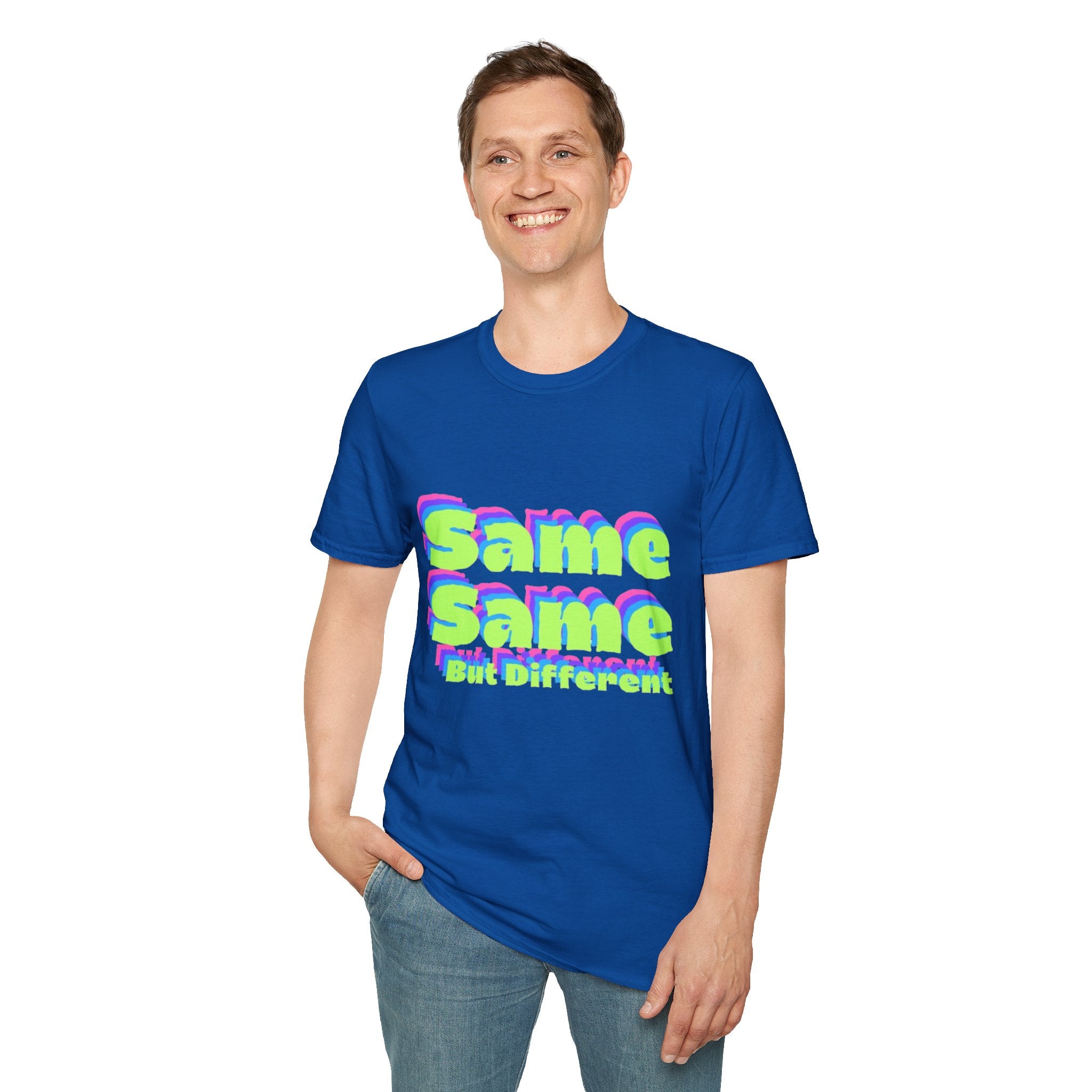 Same Same But Different, Unisex Softstyle T-Shirt