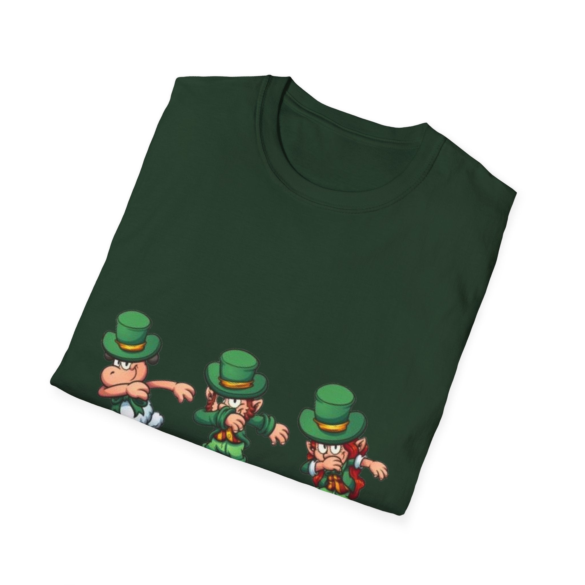 Dabbing Leprechaun Unisex Softstyle T-Shirt