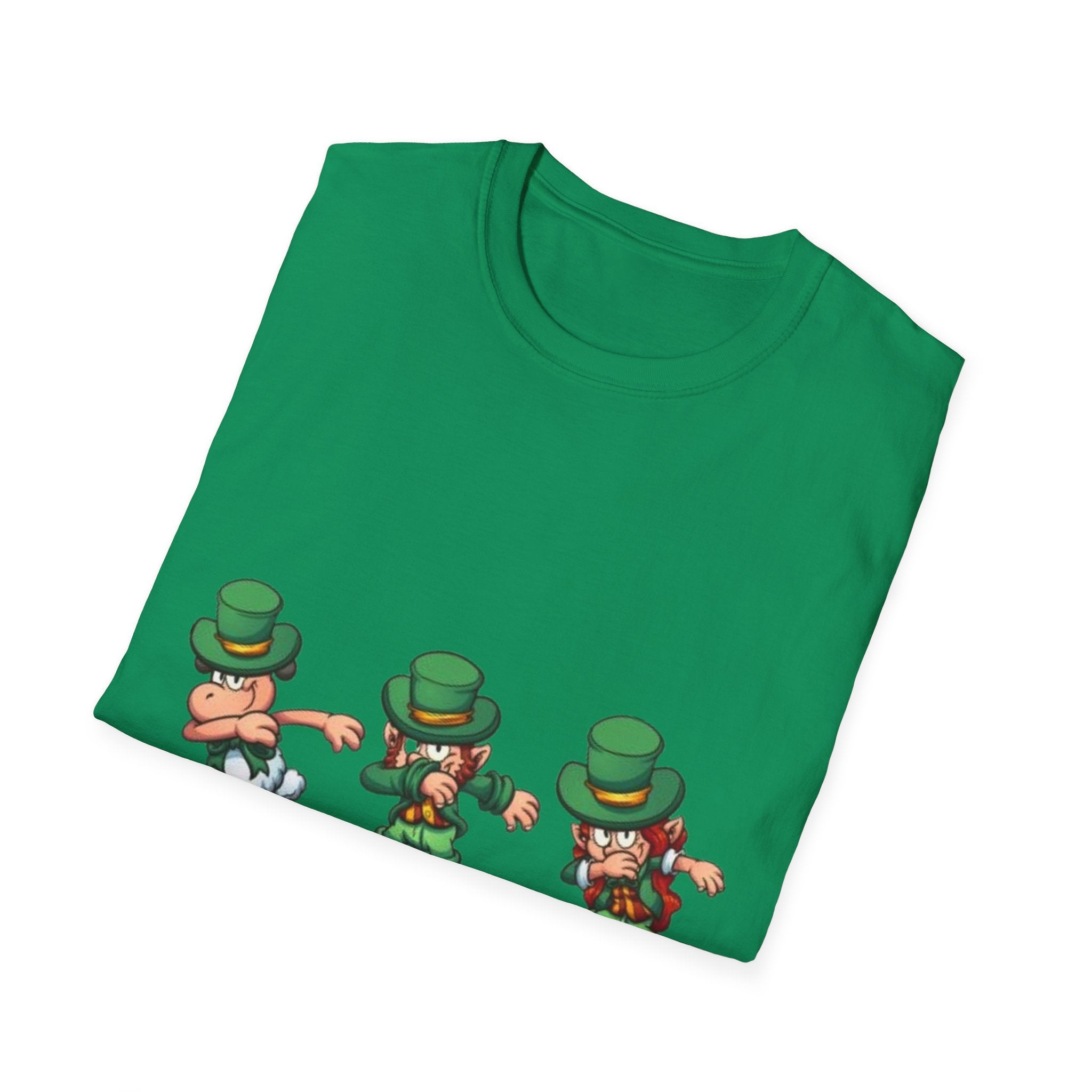 Dabbing Leprechaun Unisex Softstyle T-Shirt