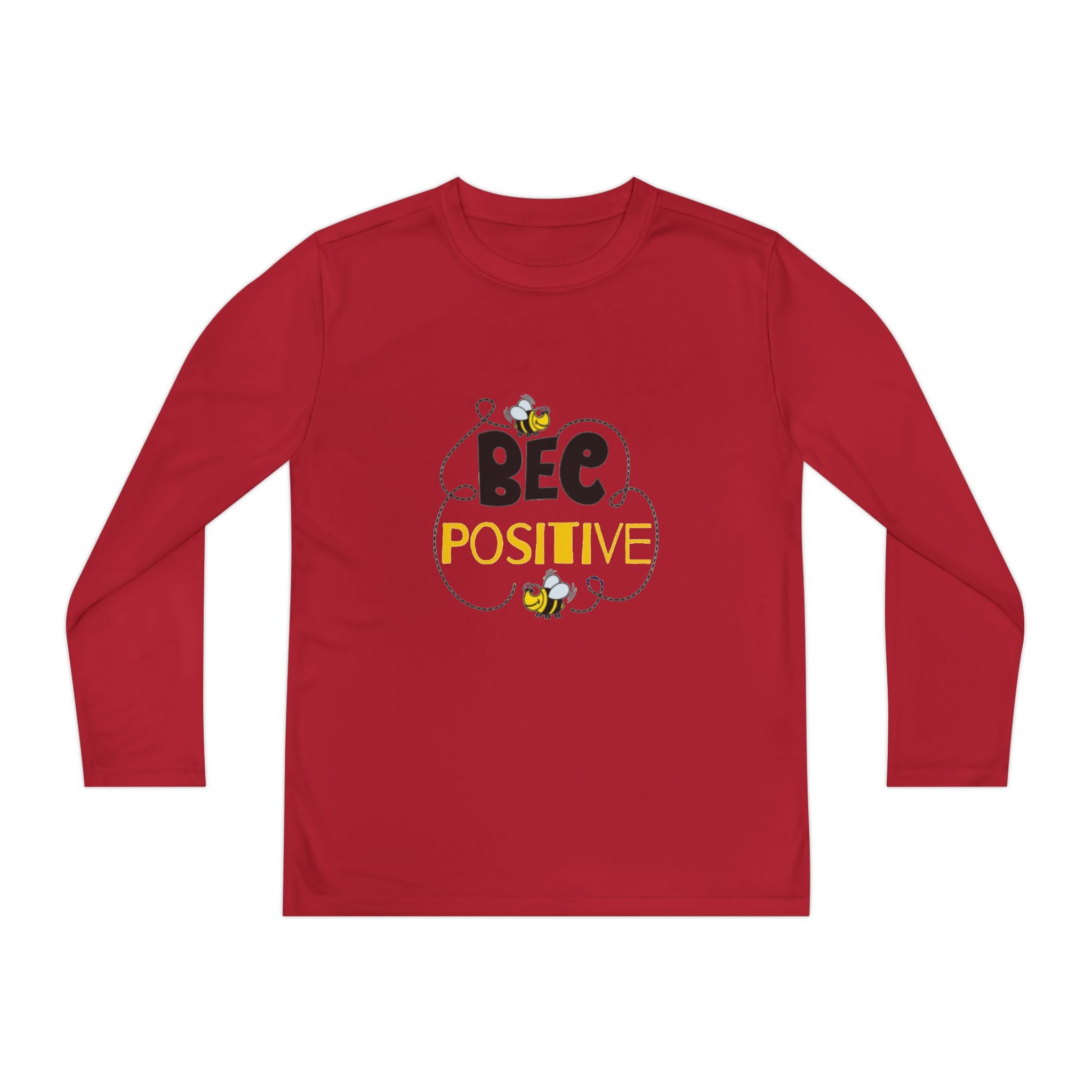 Bee Positive Youth Long Sleeve Competitor Tee