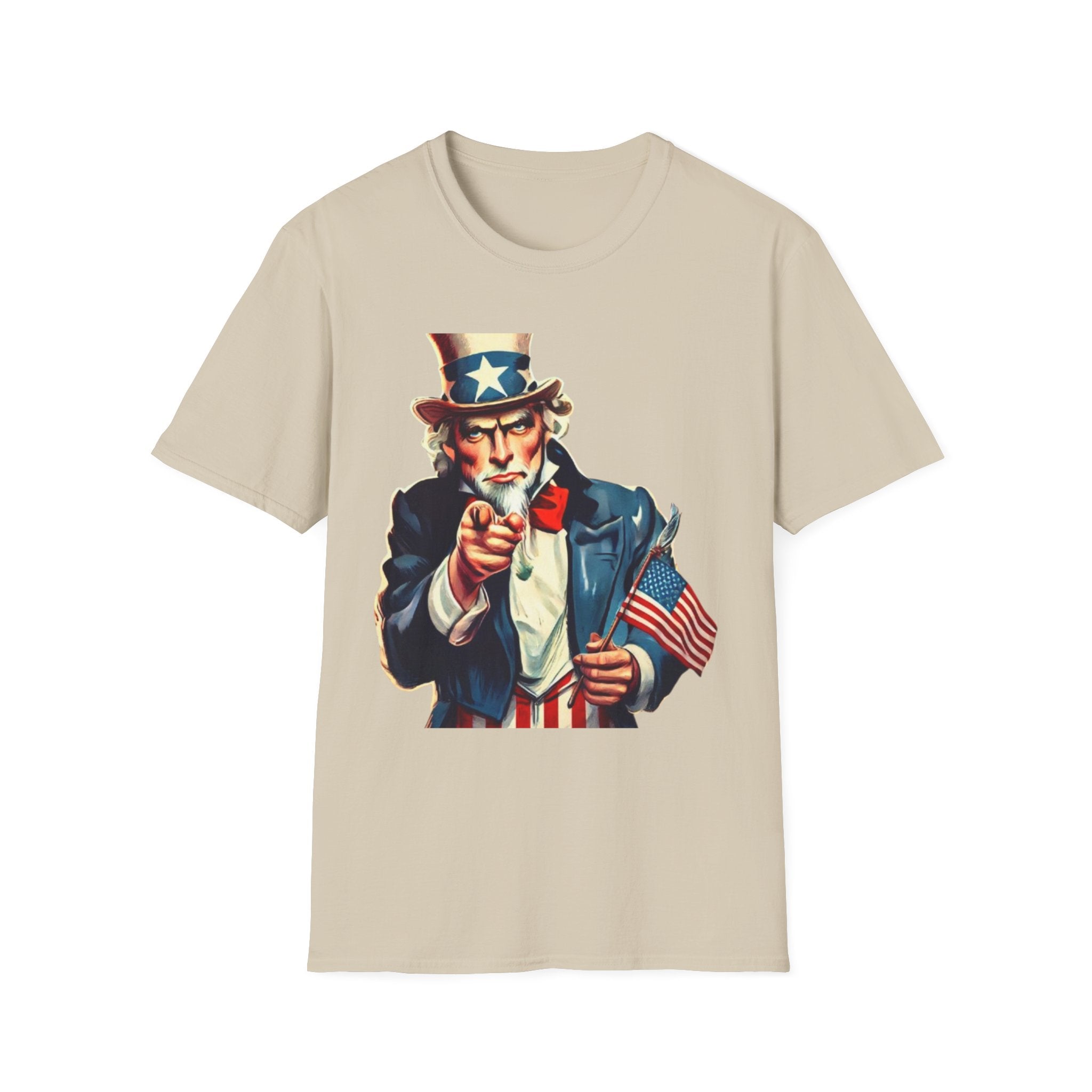 Patriotic Uncle Sam Unisex Softstyle T-Shirt