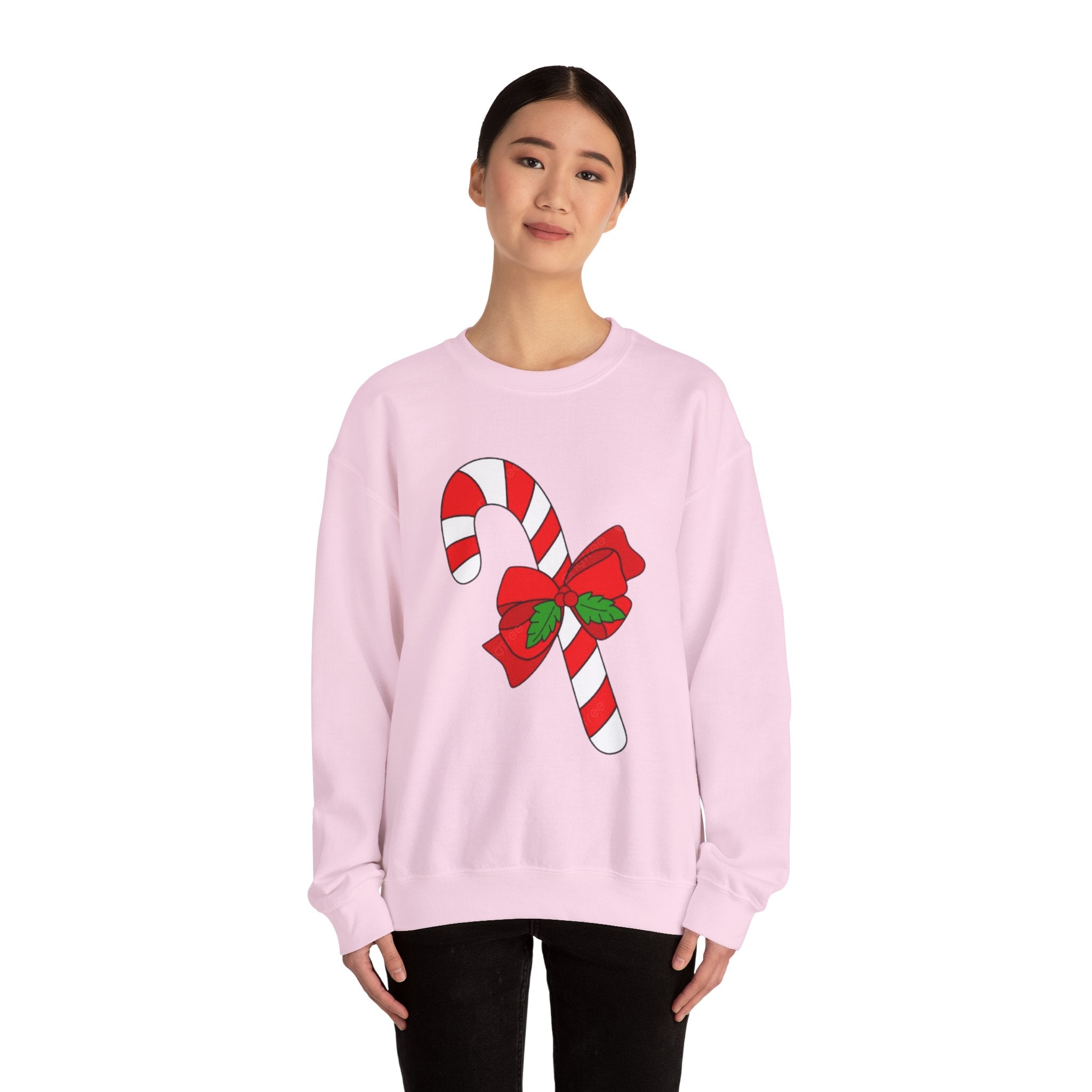 Candy Cane Holiday Unisex Heavy Blend™ Crewneck Sweatshirt
