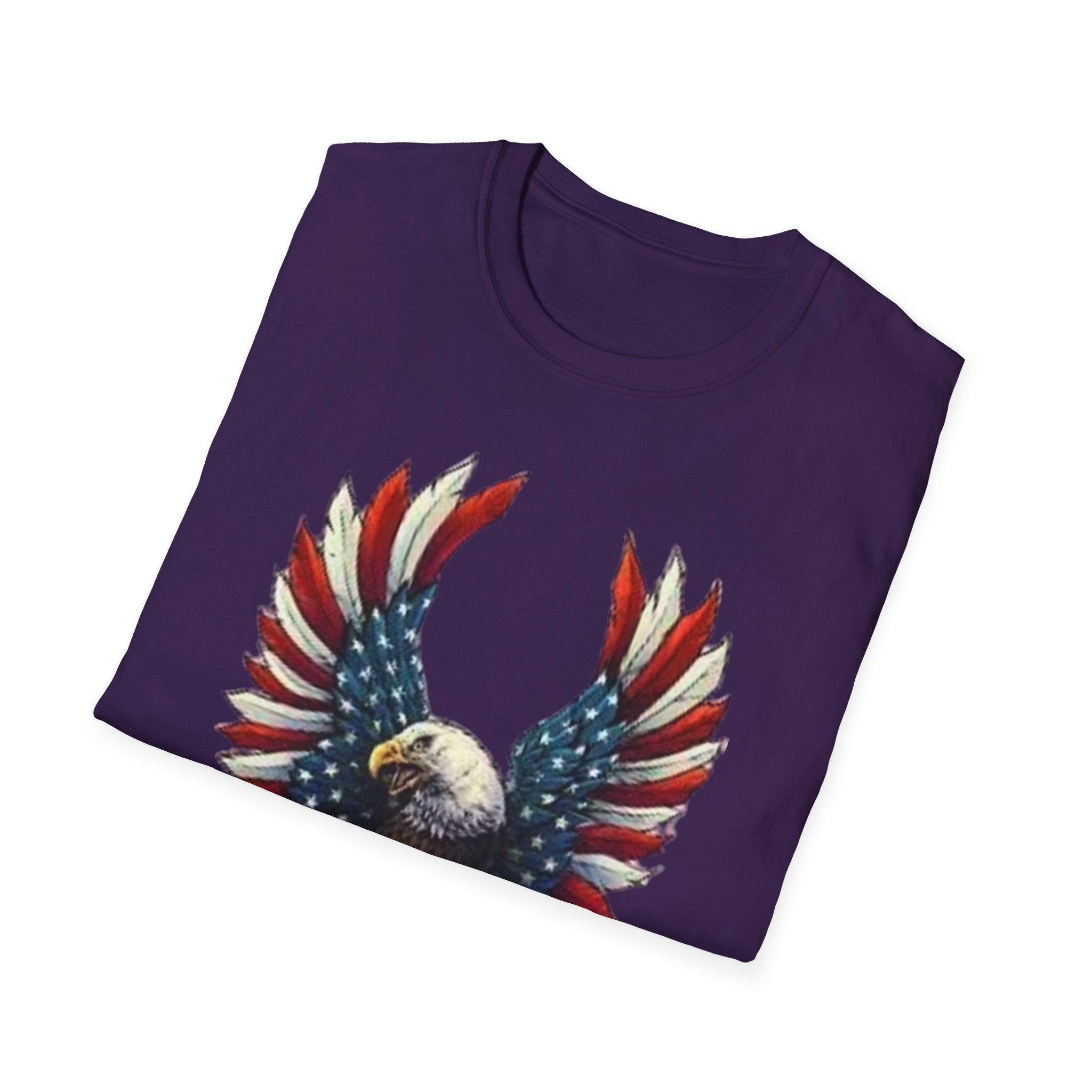 Patriotic Eagle Unisex Softstyle T-Shirt