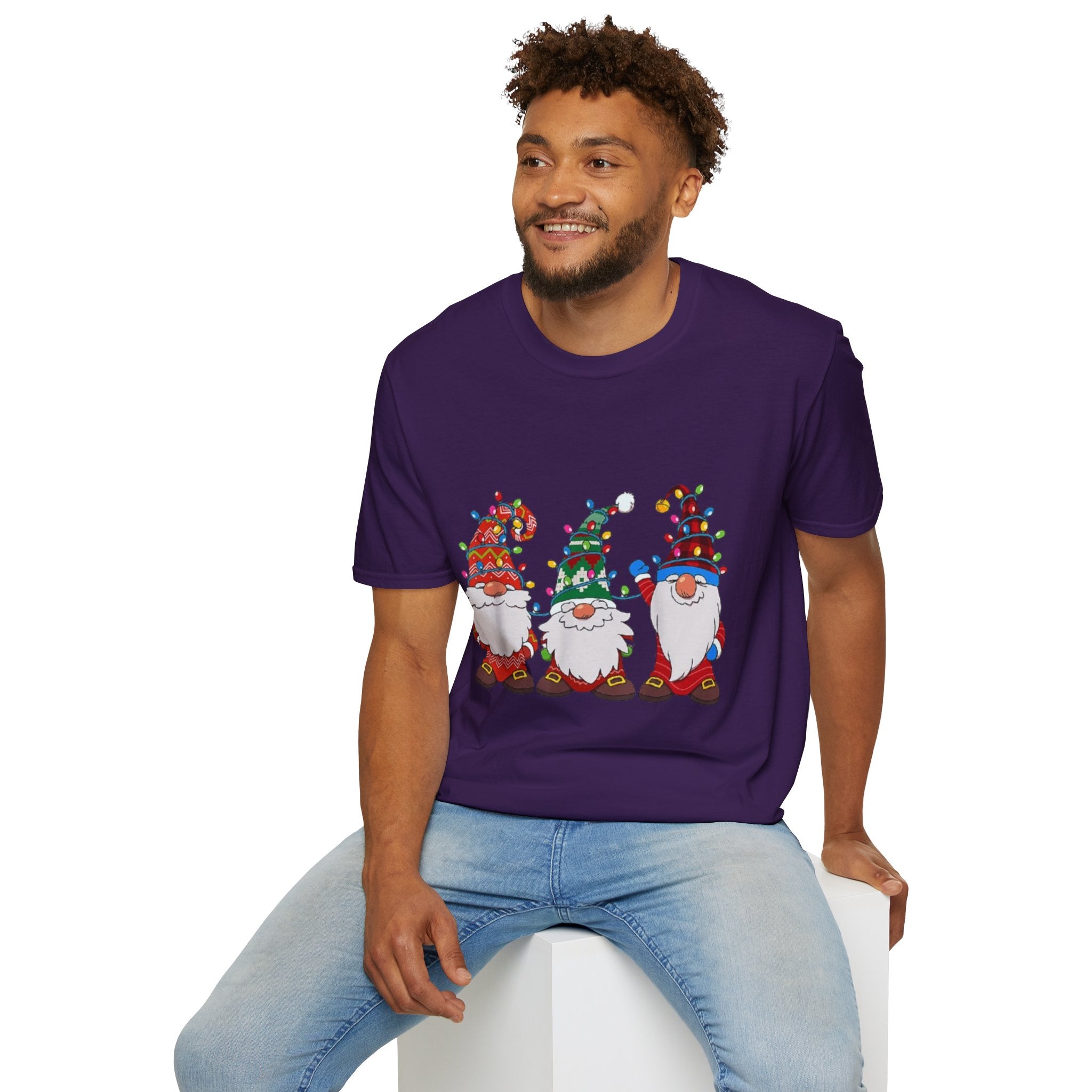 Christmas Gnome Unisex Softstyle T-Shirt