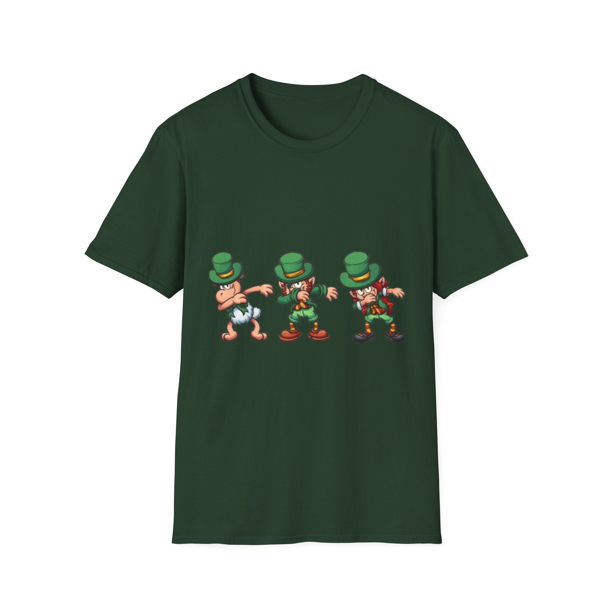 Dabbing Leprechaun Unisex Softstyle T-Shirt
