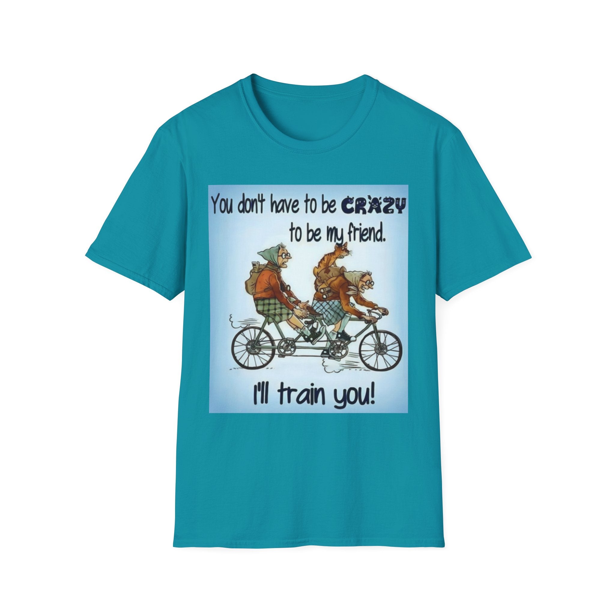 You Don't Have to be CRAZY to be my Friend, I'll Train You! Unisex Softstyle T-Shirt