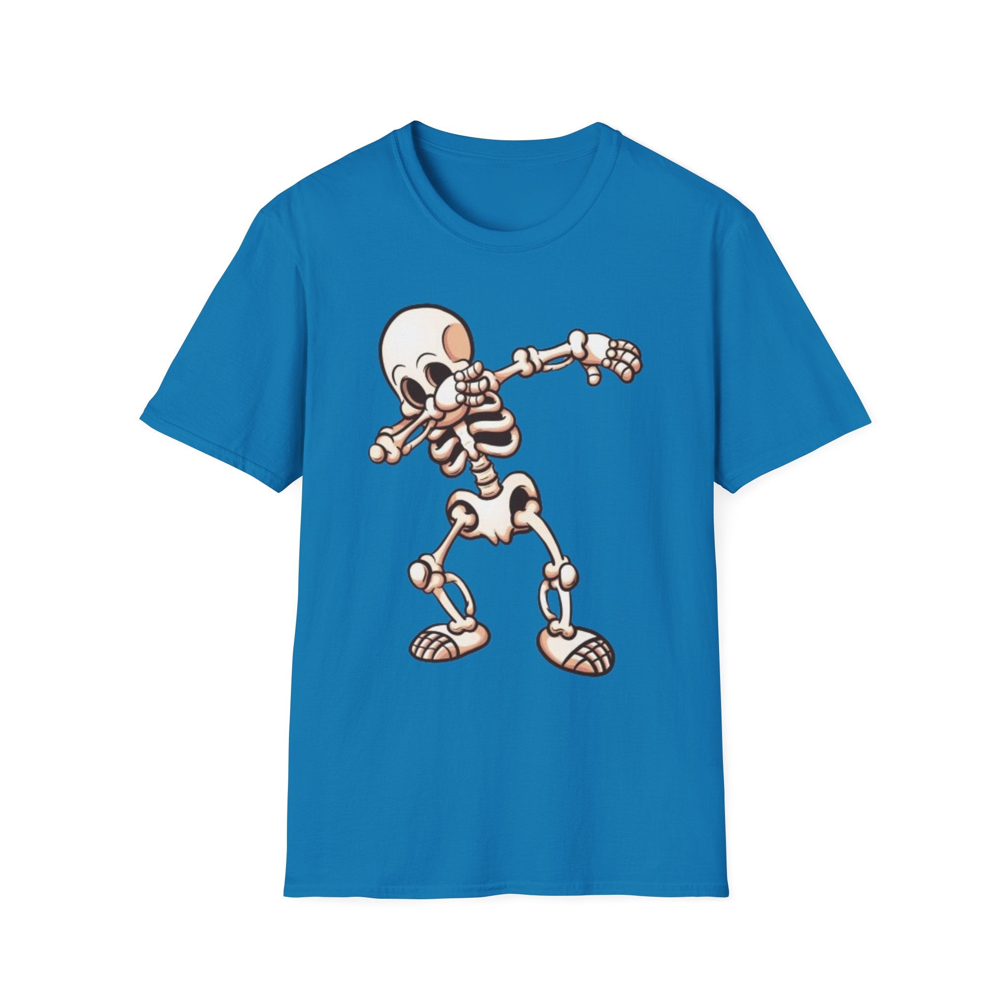 Dabbing Halloween Skeleton Unisex Softstyle T-Shirt