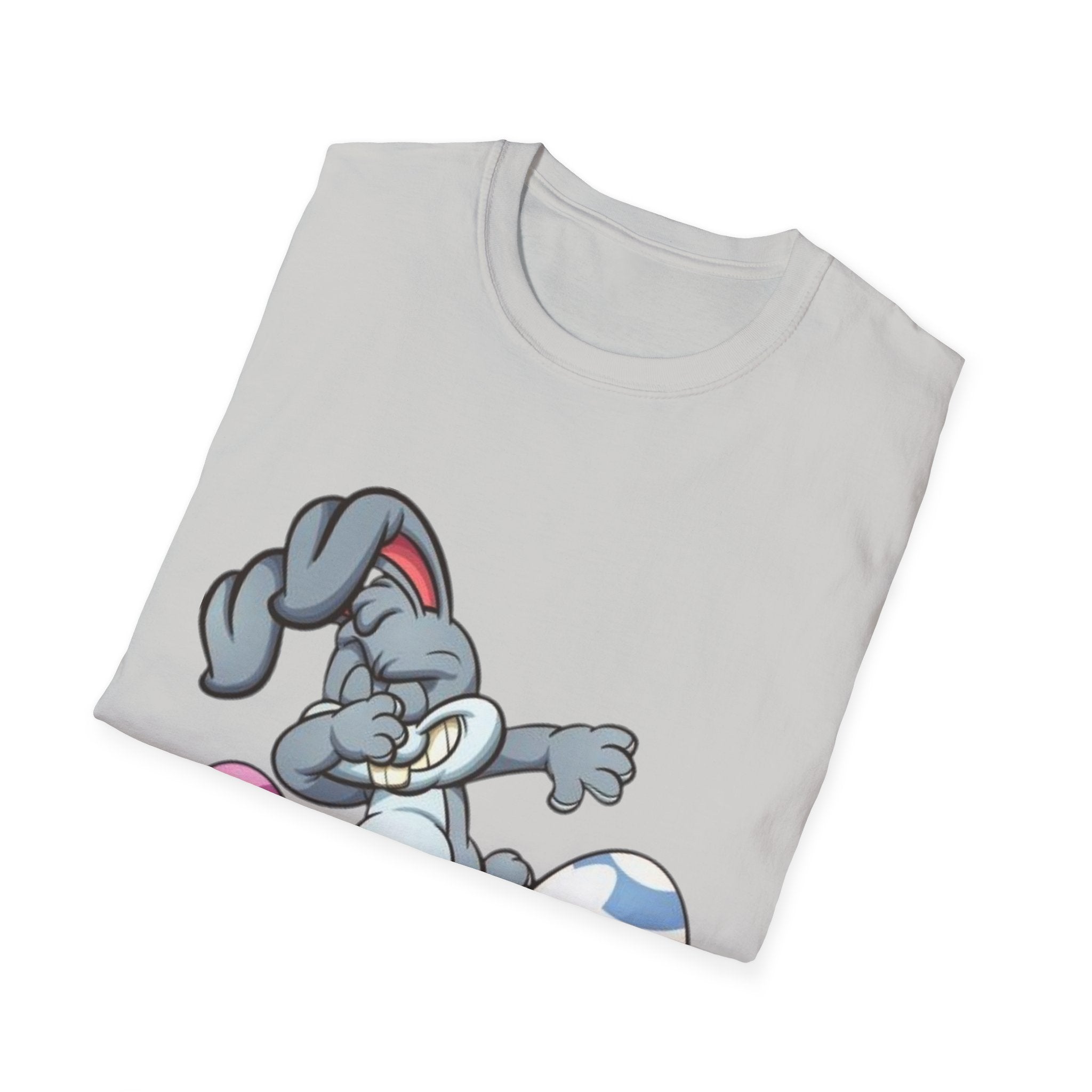 Dabbing Easter Bunny Unisex Softstyle T-Shirt