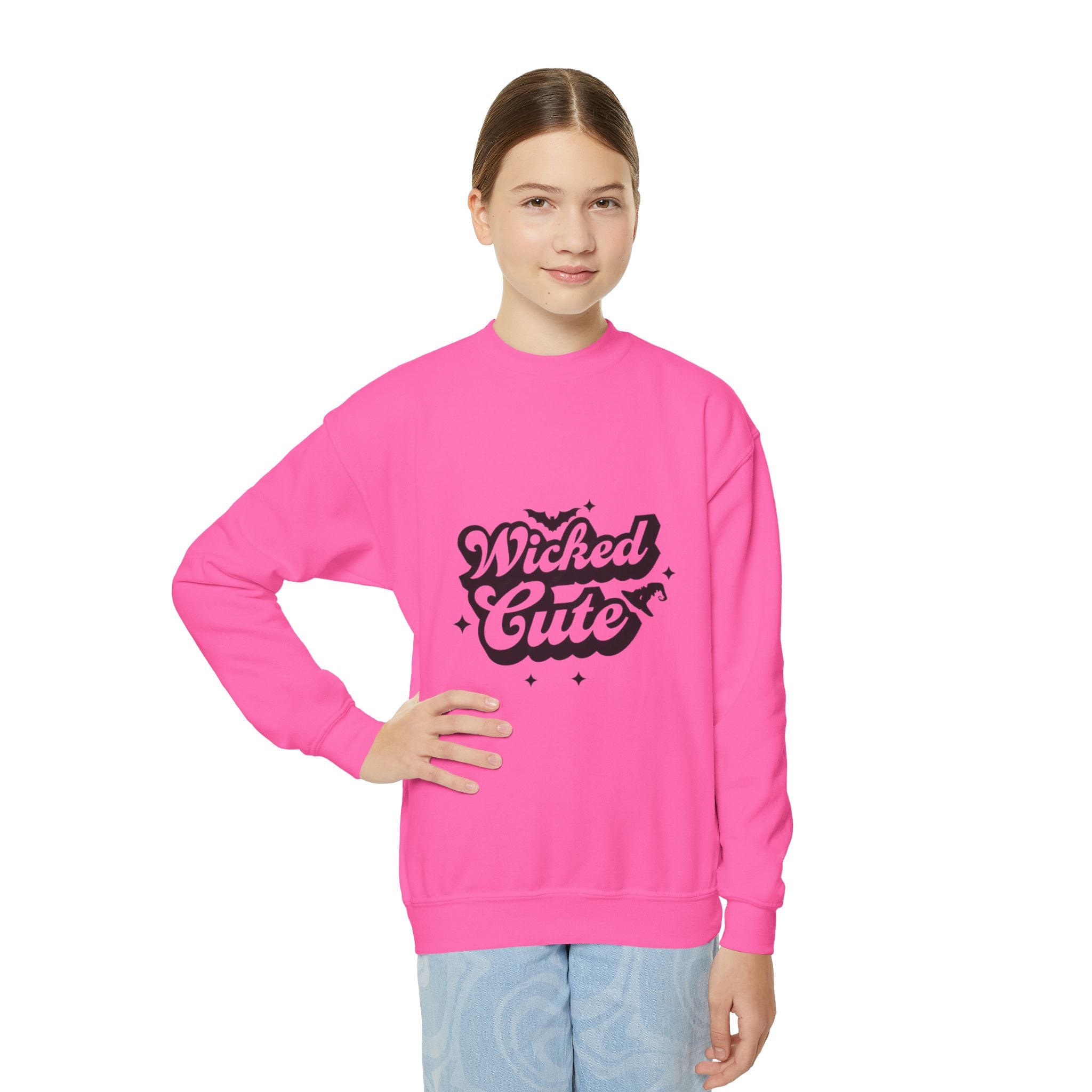 Wicked Cute Youth Unisex Heavy Blend™ Crewneck Sweatshirt