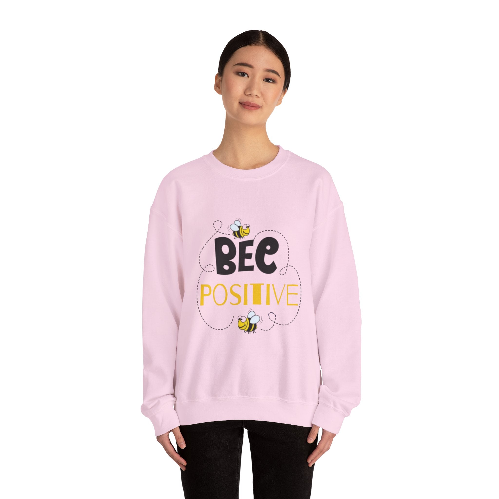 Bee Positive Unisex Heavy Blend™ Crewneck Sweatshirt
