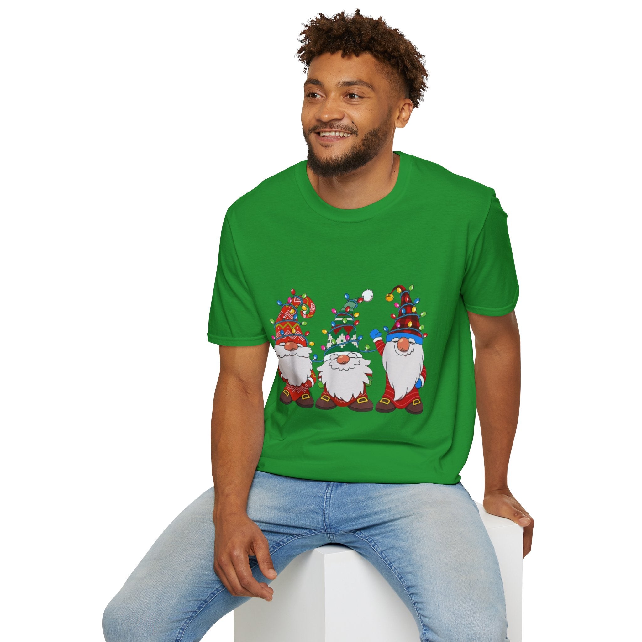 Christmas Gnome Unisex Softstyle T-Shirt
