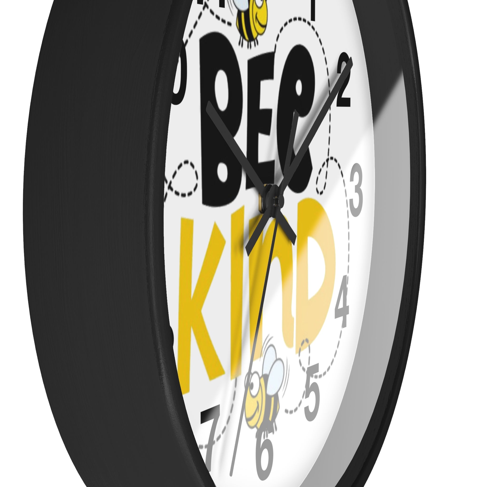 Bee Kind Inspirational Wall Clock
