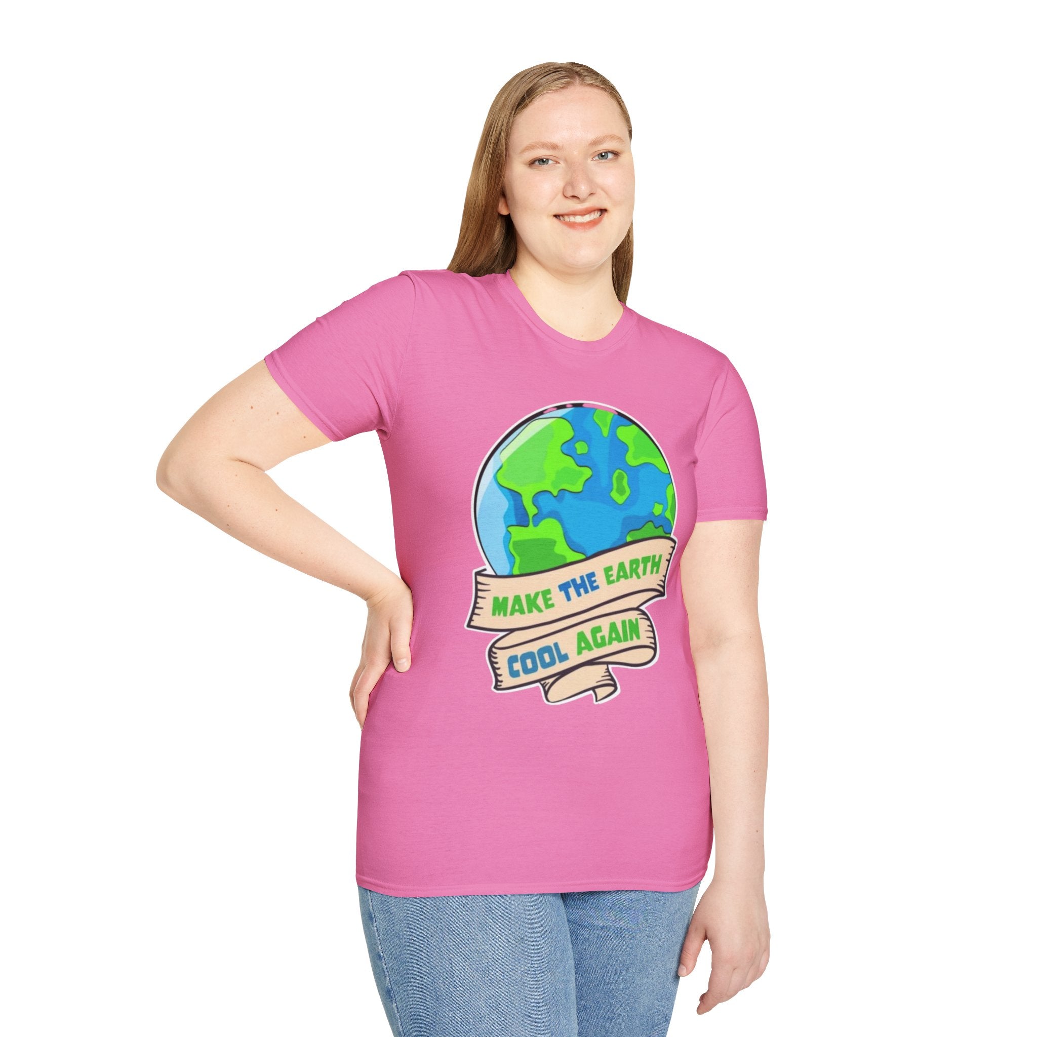 Make The Earth Cool Again Unisex Softstyle T-Shirt