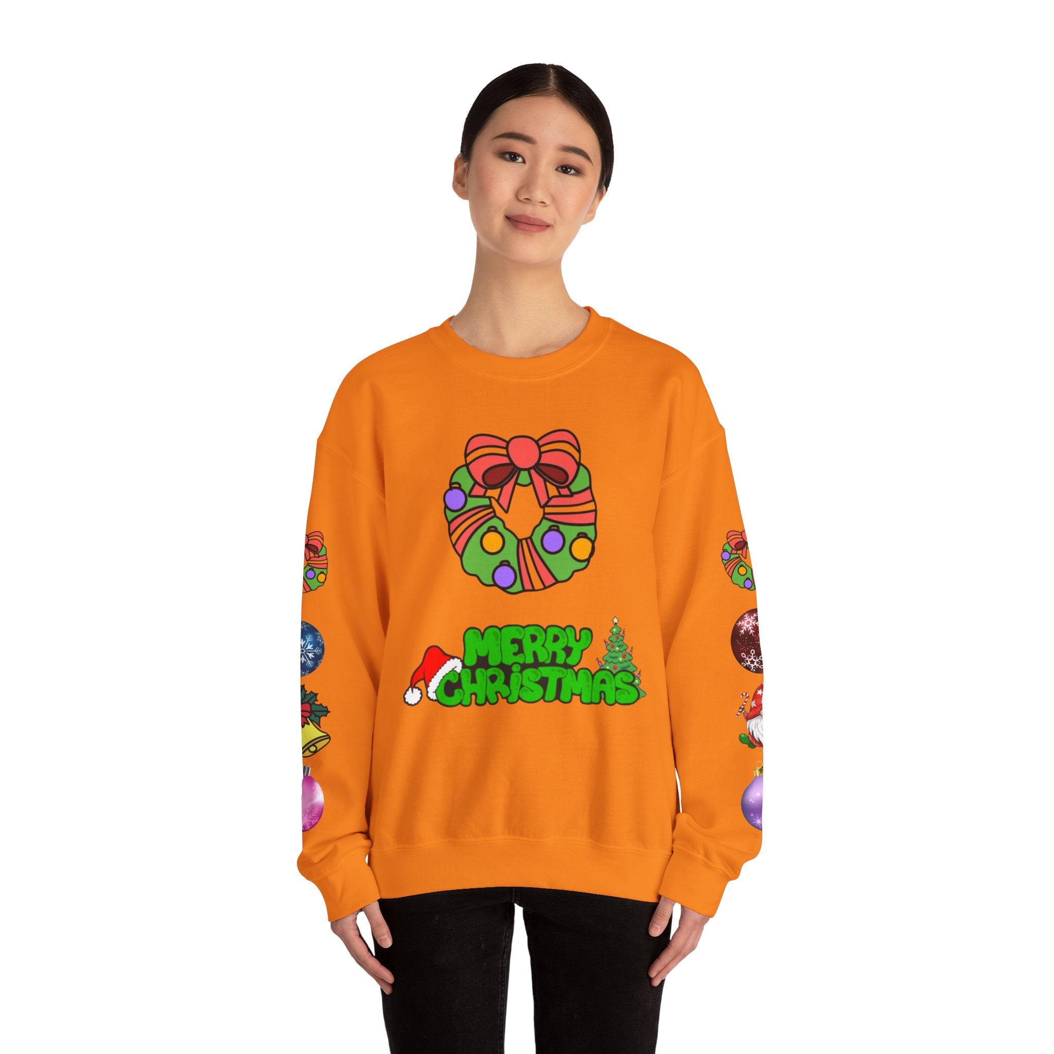 Festive Not-So-Ugly Christmas Unisex Heavy Blend™ Crewneck Sweatshirt