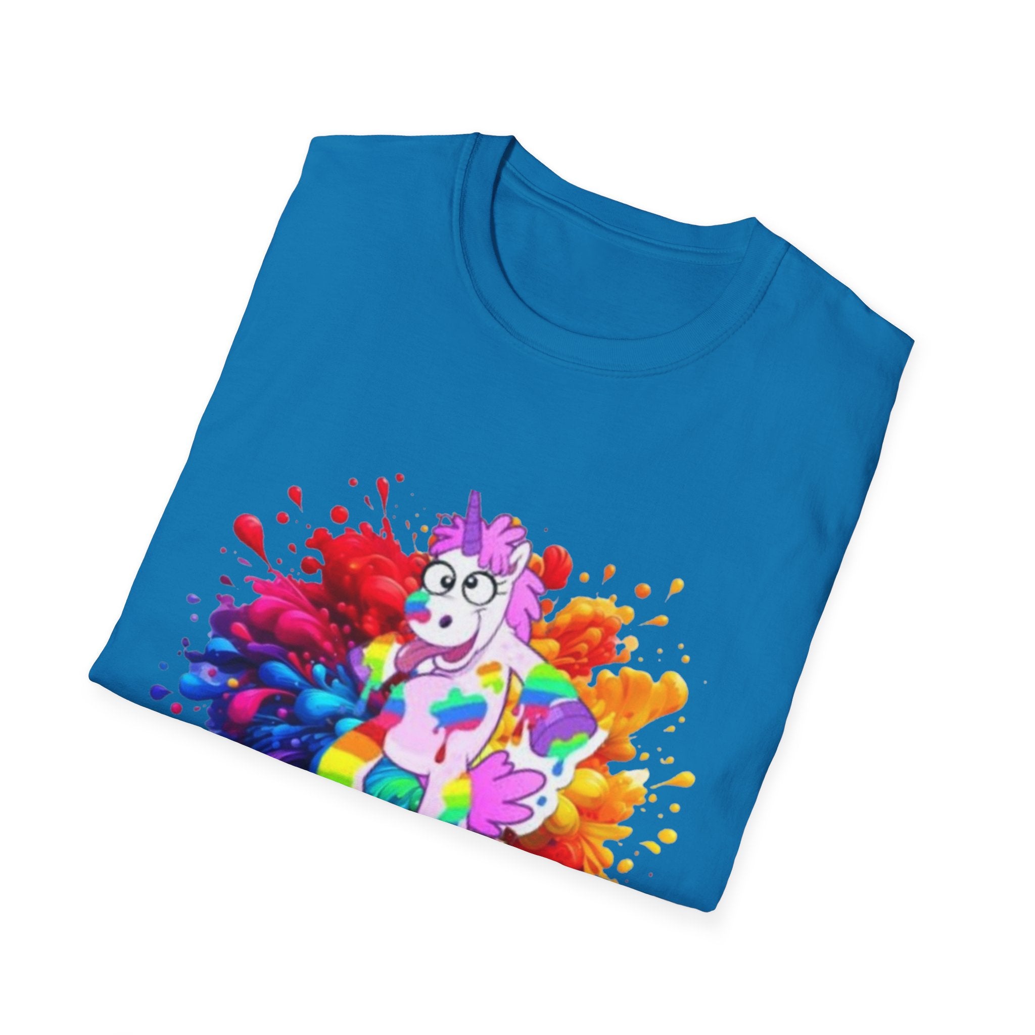 Drunk With Color Unicorn Unisex Softstyle T-Shirt