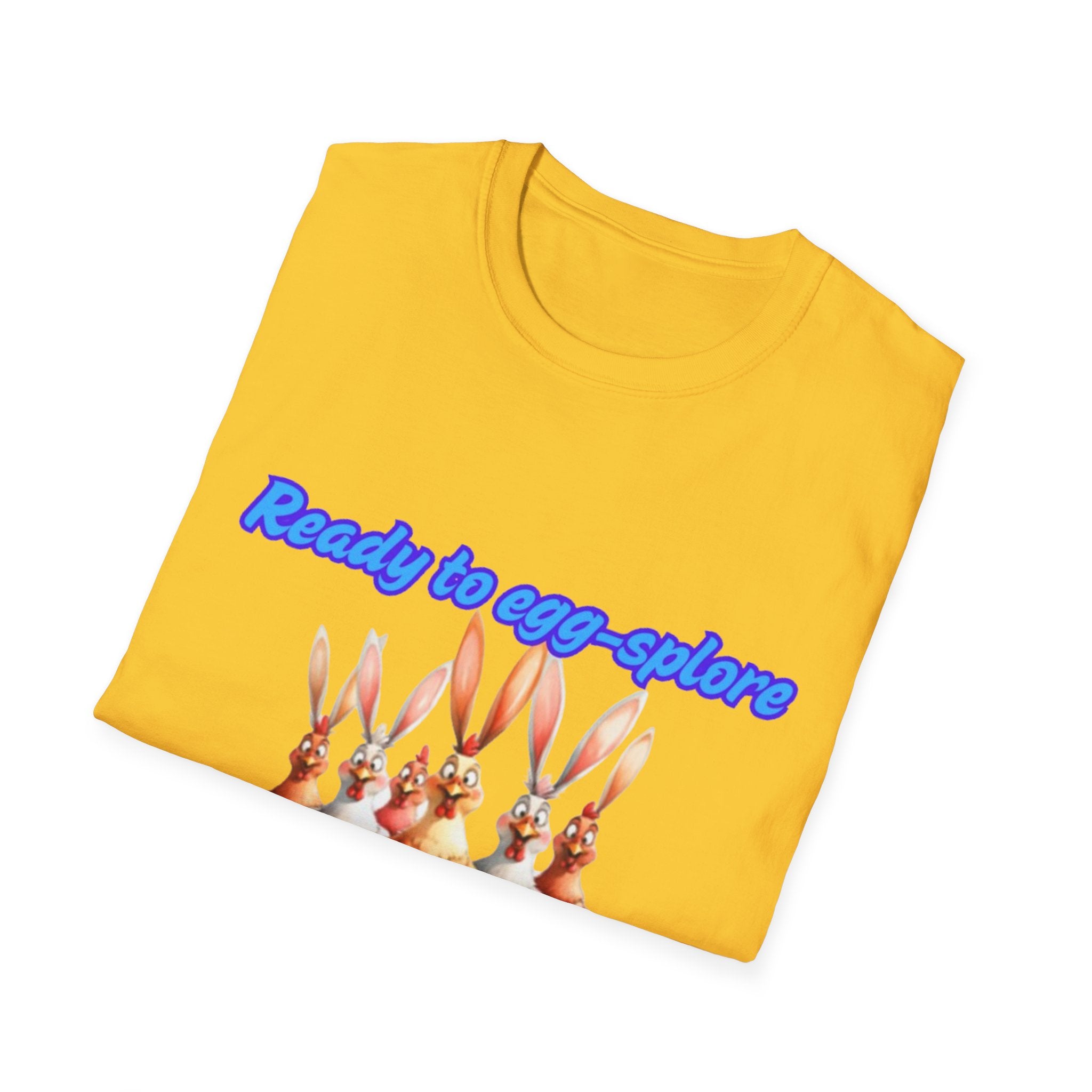 Ready To Egg-splore Some Serious Easter Fun Unisex Softstyle T-Shirt