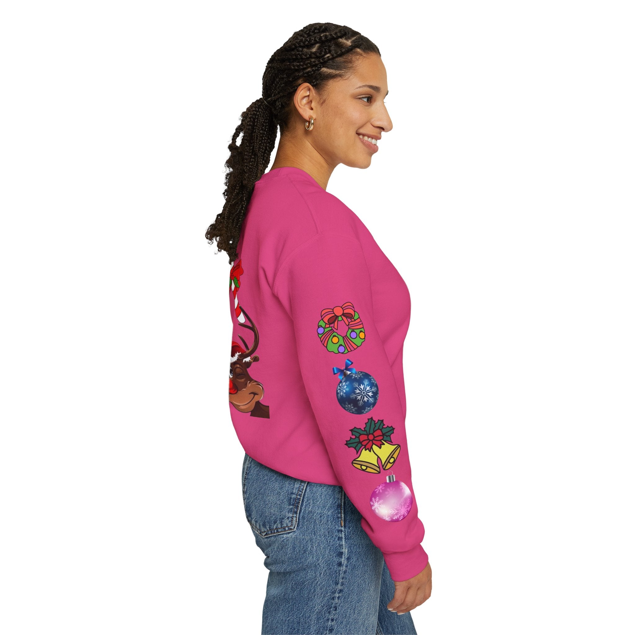 Festive Not-So-Ugly Christmas Unisex Heavy Blend™ Crewneck Sweatshirt