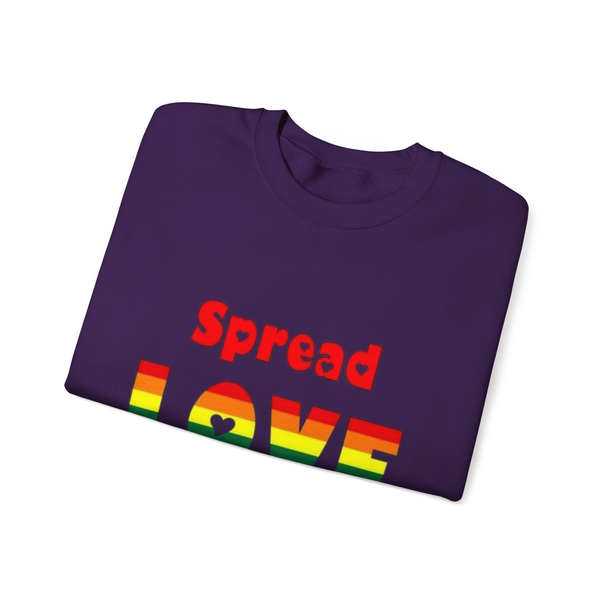 Spread Love Not Hate Unisex Crewneck Sweatshirt
