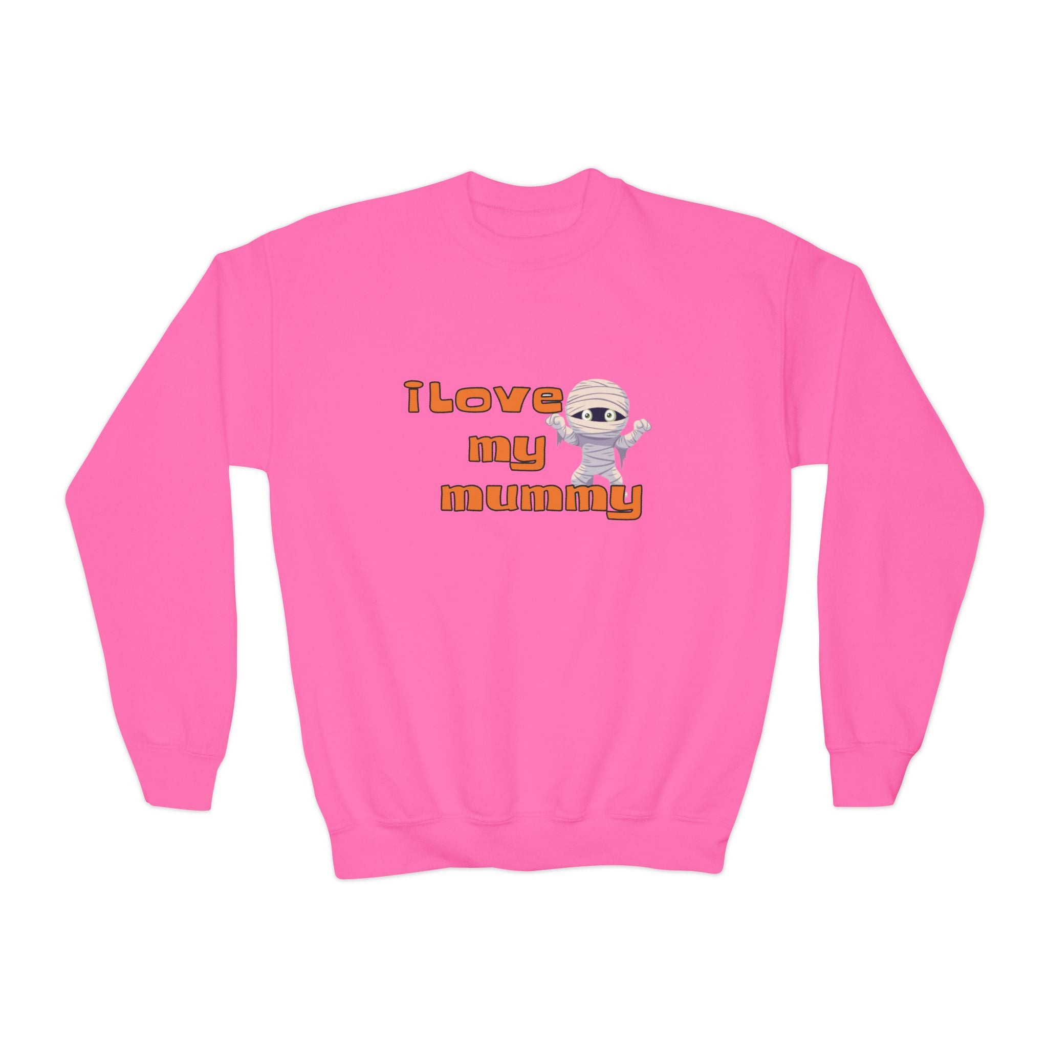 I Love My Mummy Youth Crewneck Sweatshirt