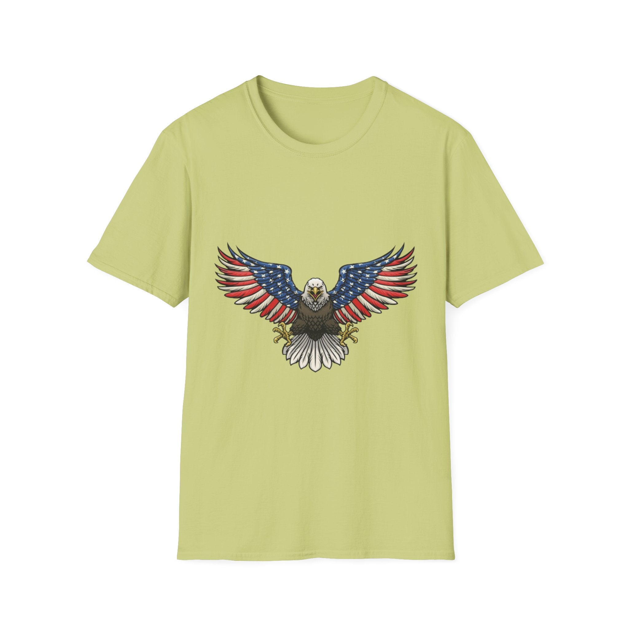 Patriotic Eagle Unisex Softstyle T-Shirt