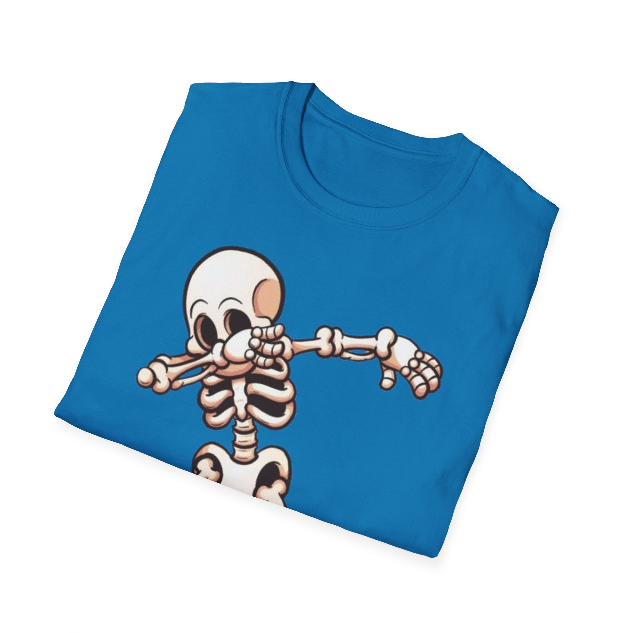 Dabbing Halloween Skeleton Unisex Softstyle T-Shirt