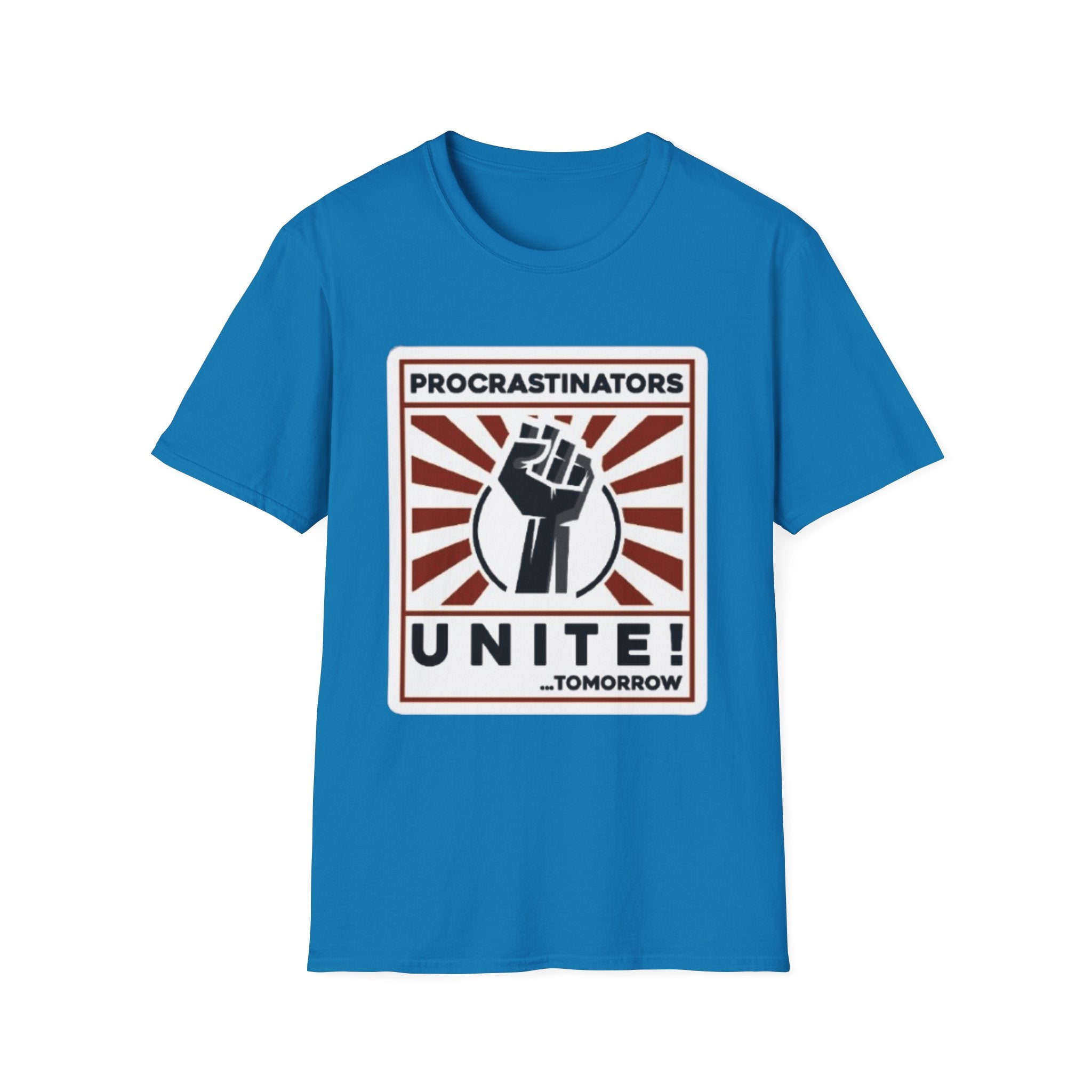 Procrastinators Unite Tomorrow Unisex Softstyle T-Shirt