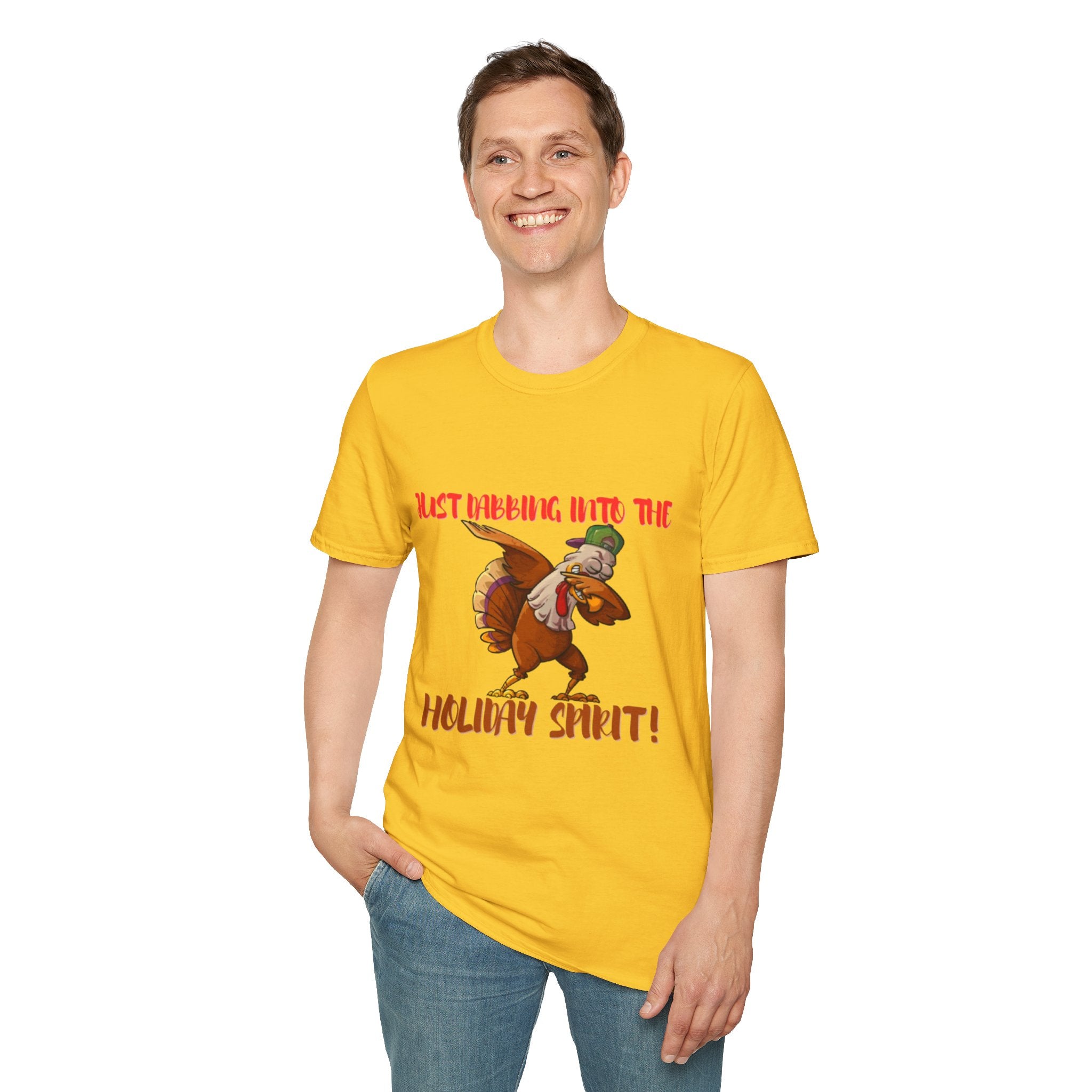 Just Dabbing Into The Holiday Spirit! Unisex Softstyle T-Shirt