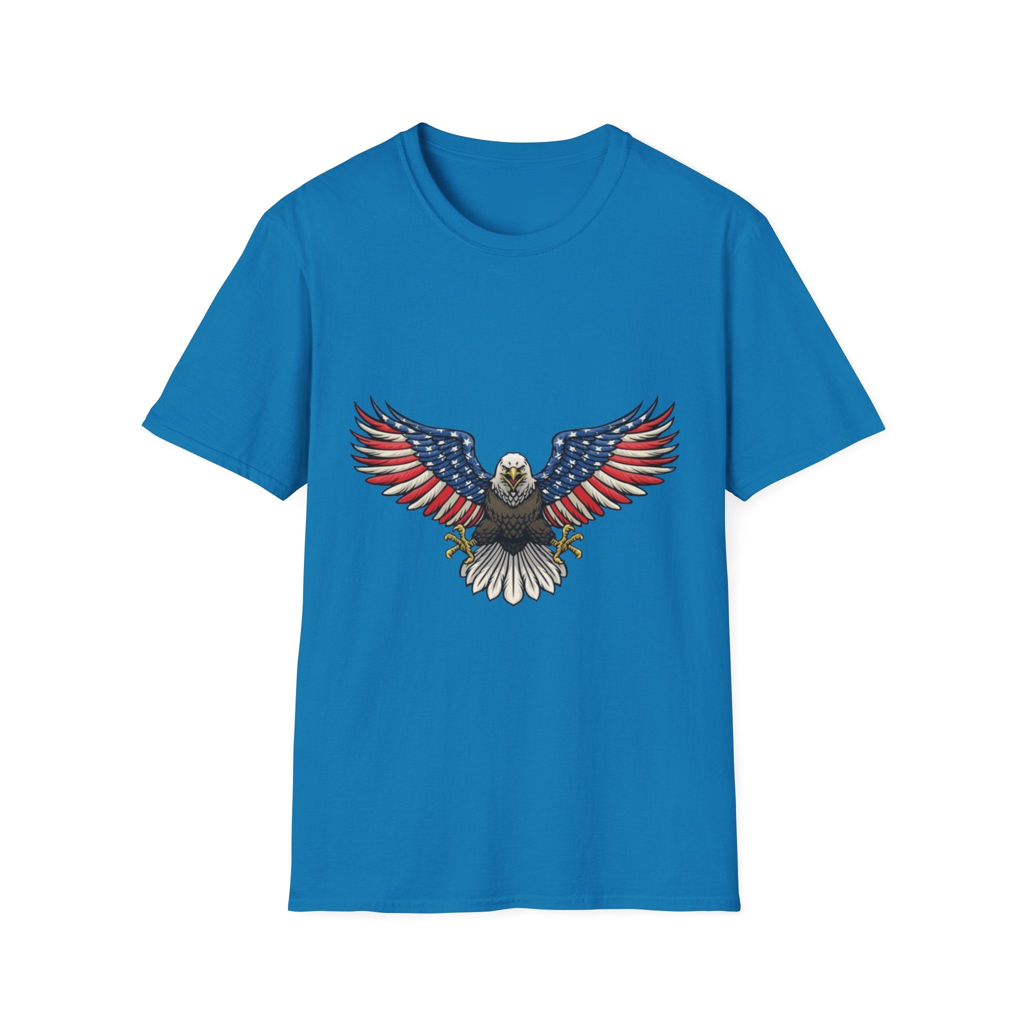 Patriotic Eagle Unisex Softstyle T-Shirt