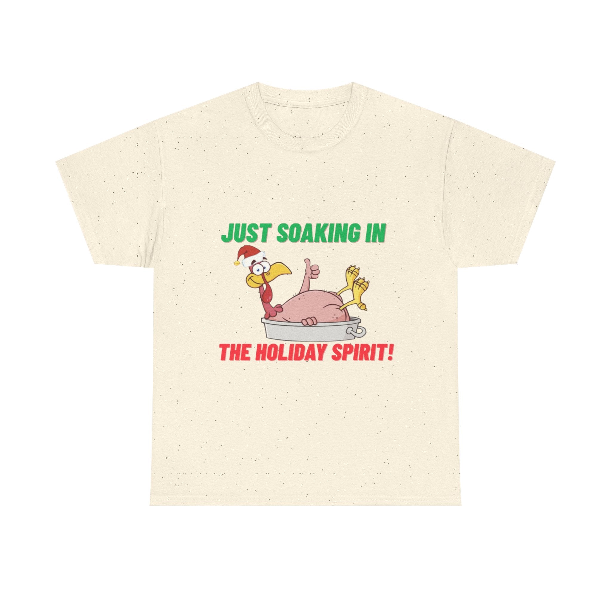 Just Soaking in the Holiday Spirit Unisex Heavy Cotton Tee
