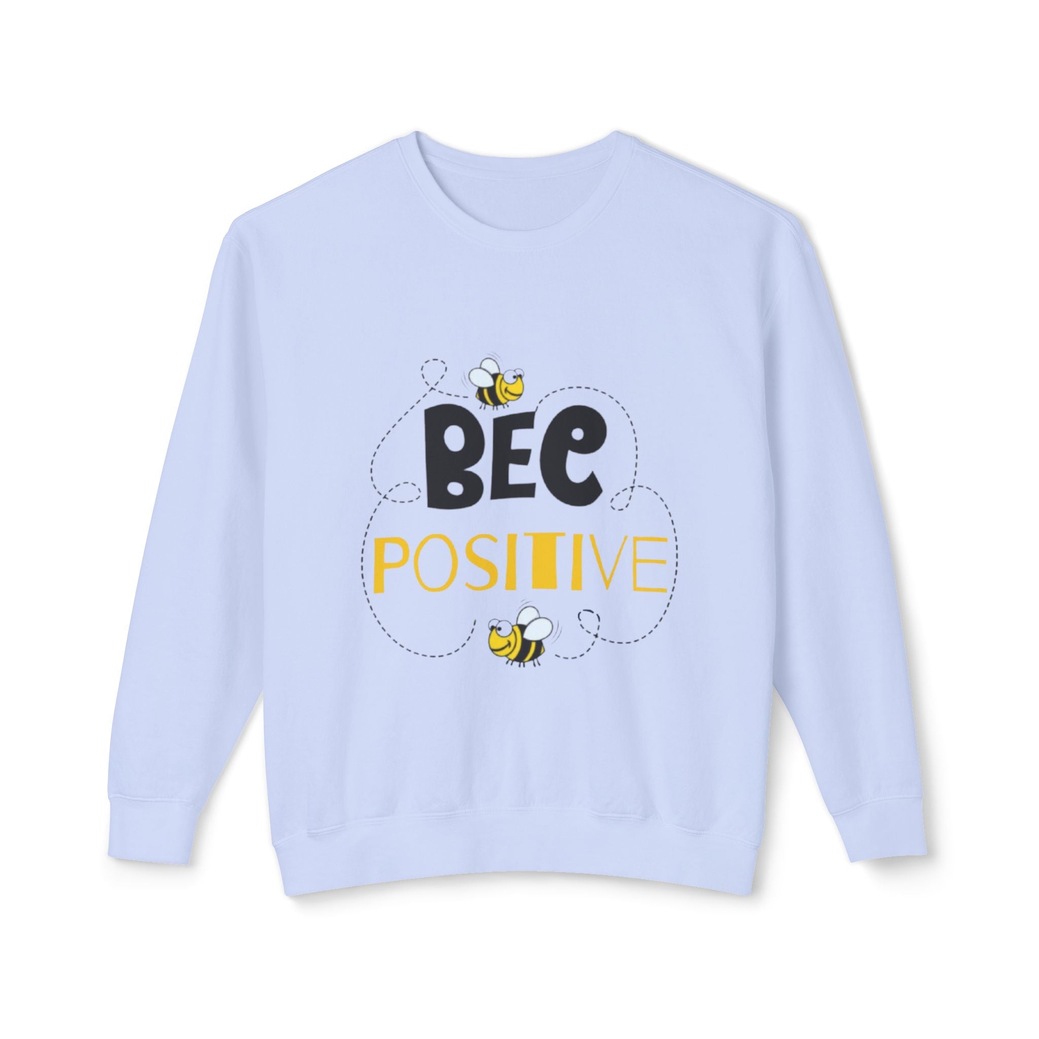 Bee Positive Unisex Lightweight Crewneck Sweatshirt
