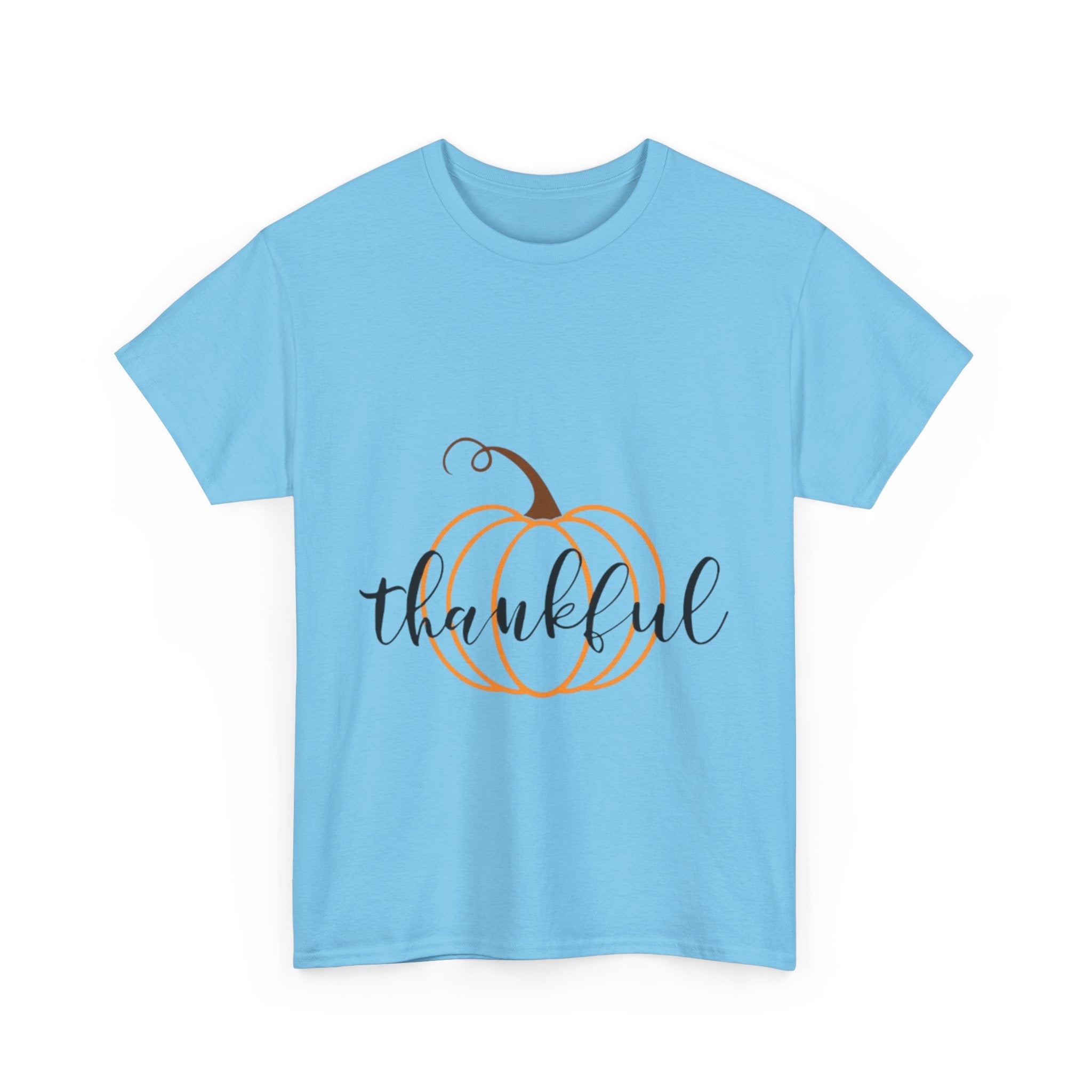 Thankful Pumpkin Unisex Heavy Cotton T-Shirt