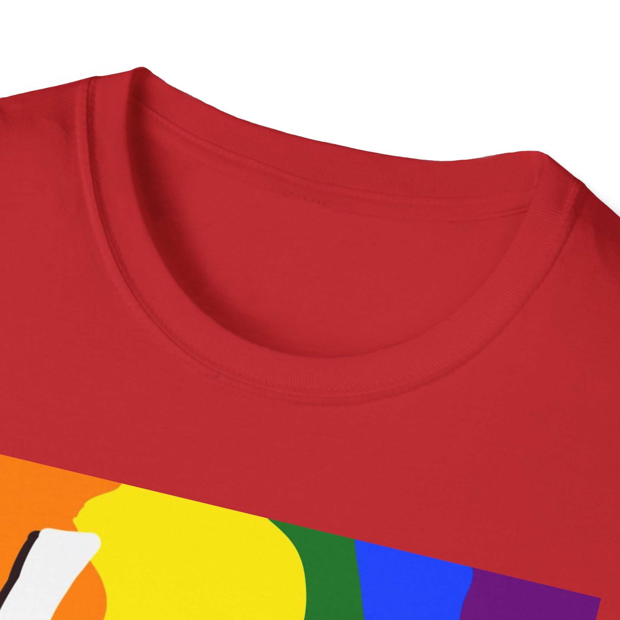 Colorful Pride Love is Love Unisex Softstyle T-Shirt