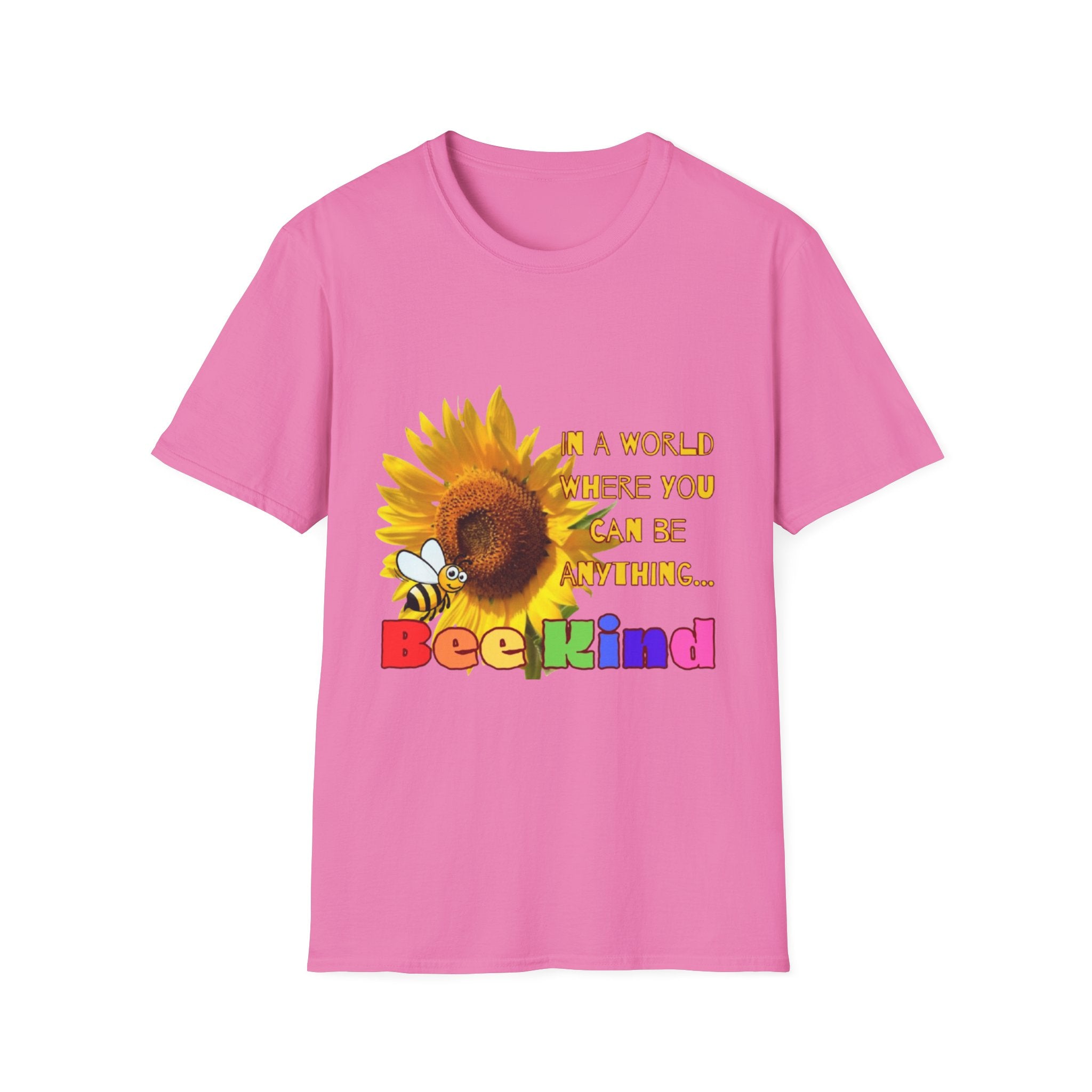 Bee Kind Sunflower Unisex Softstyle T-Shirt