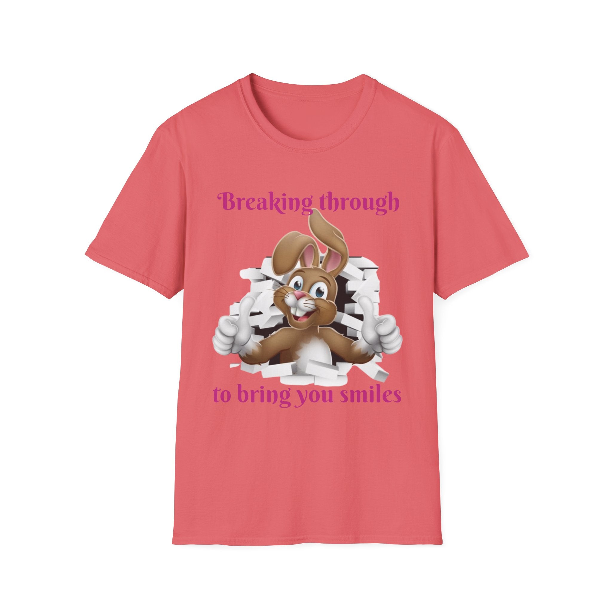 Breaking Through To Bring You Smiles Unisex Softstyle T-Shirt