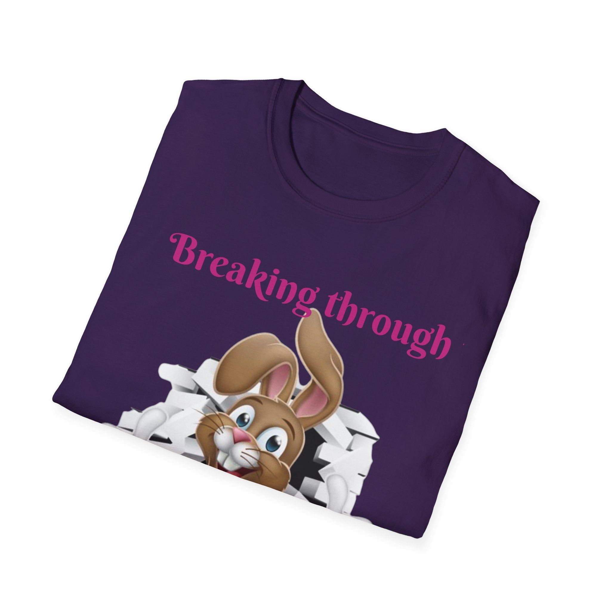 Breaking Through To Bring You Smiles Unisex Softstyle T-Shirt