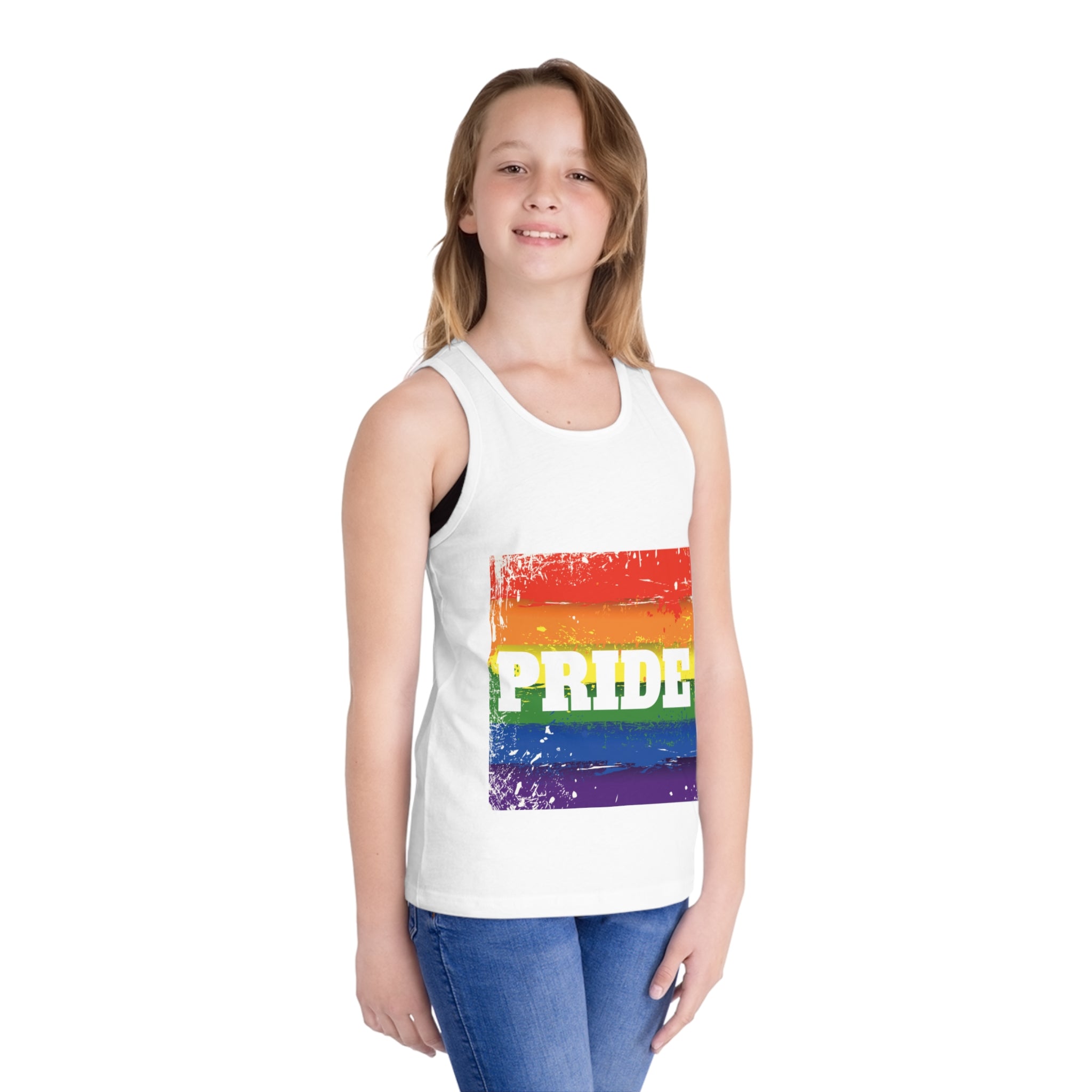 Pride Rainbow Kid's Jersey Tank Top